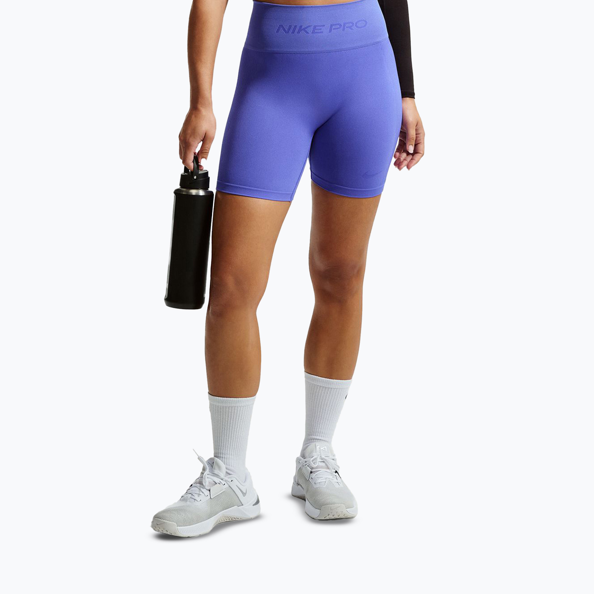 Spodenki damskie Nike Pro Seamless High-Waisted Biker 5