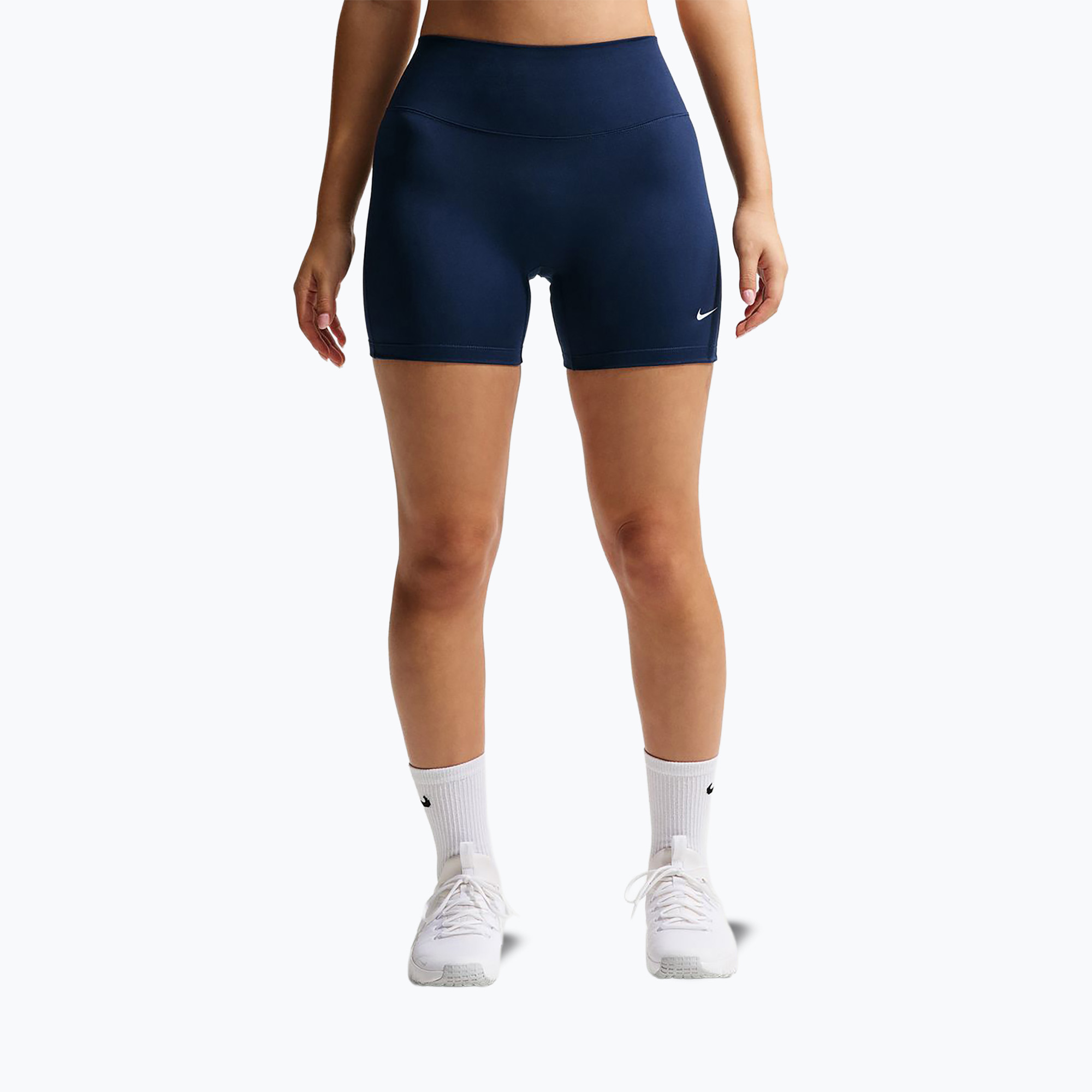 Spodenki treningowe damskie Nike One midnight navy/white 