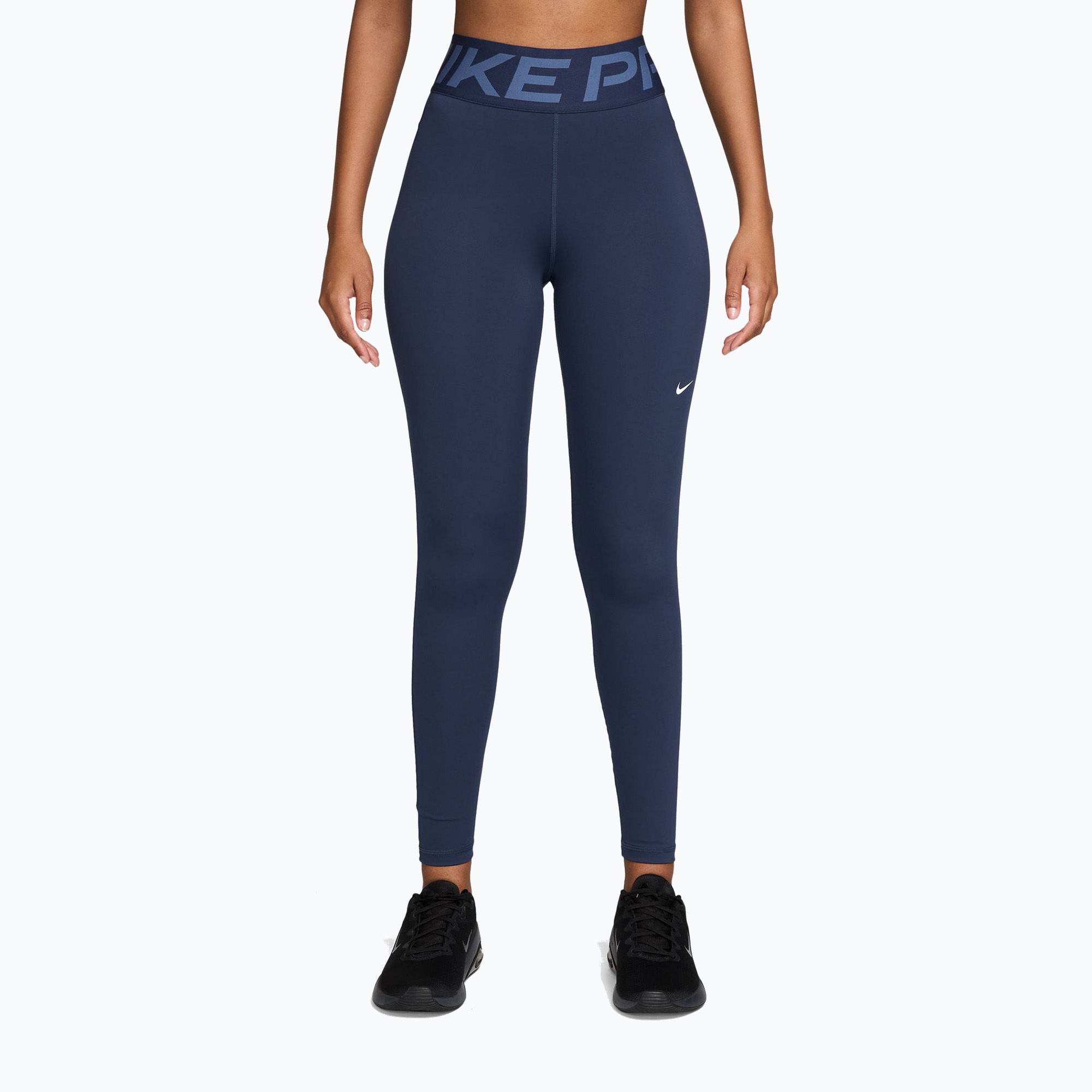 Legginsy treningowe damskie Nike Pro Sculpt midnight navy/white 