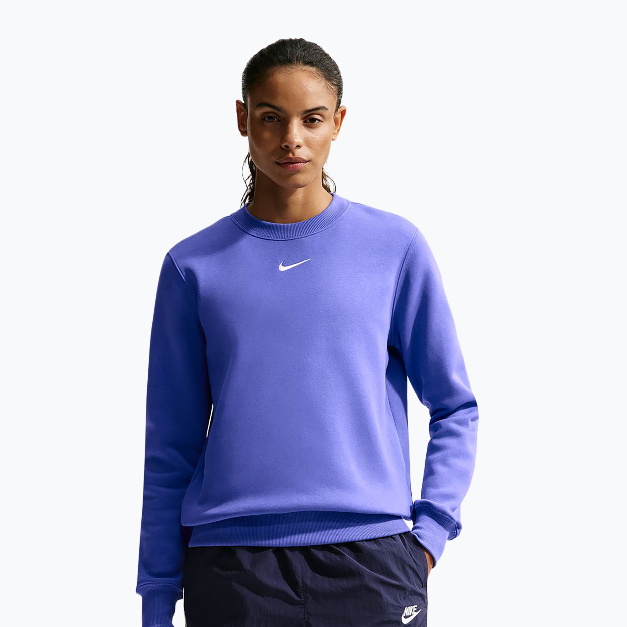 Bluza damska Nike Sportswear Phoenix Fleece Crewneck light medium blue/sail 