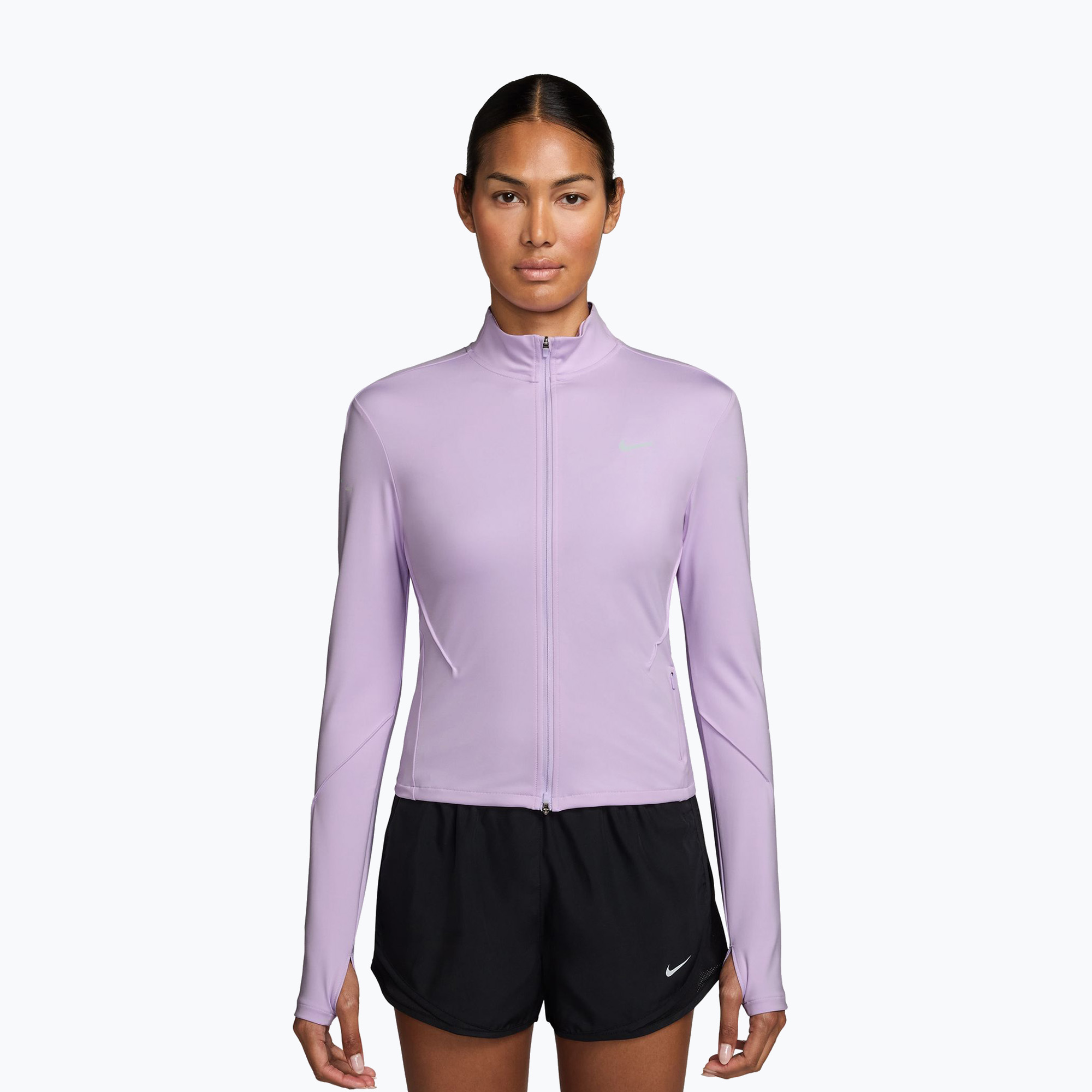 Дамски суитшърт за бягане Nike Swift Dri-Fit Full Zip Mid-Layer violet mist