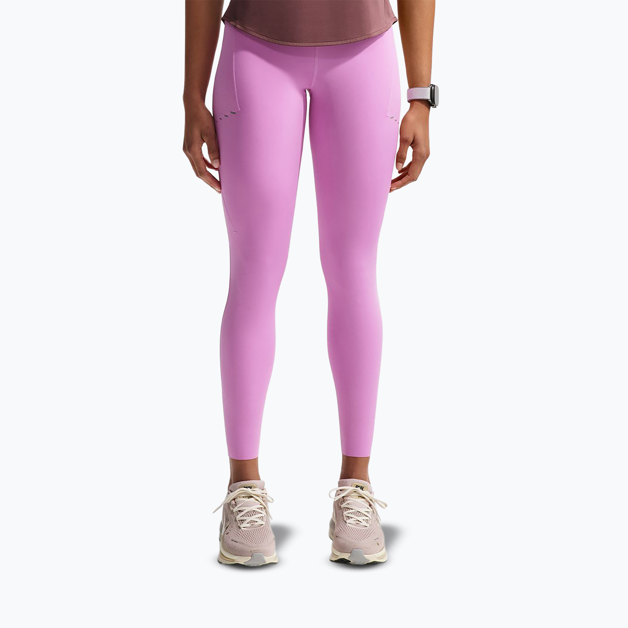 Legginsy do biegania damskie Nike Swift 7/8 light magenta