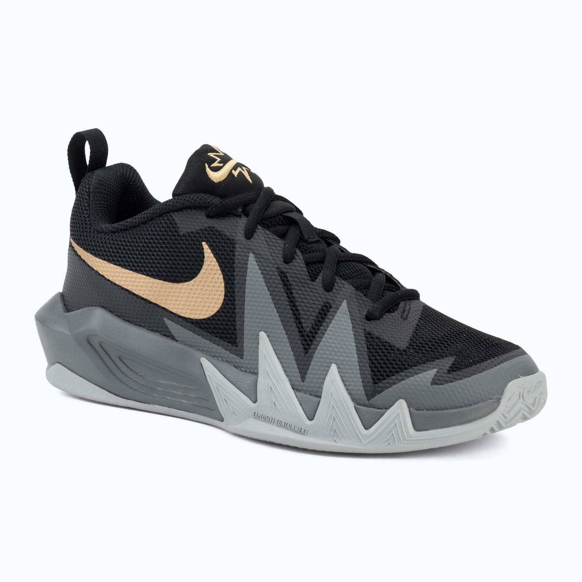 Buty dziecięce Nike S.T. Dynamite black/wolf grey/smoke grey/metallic gold 