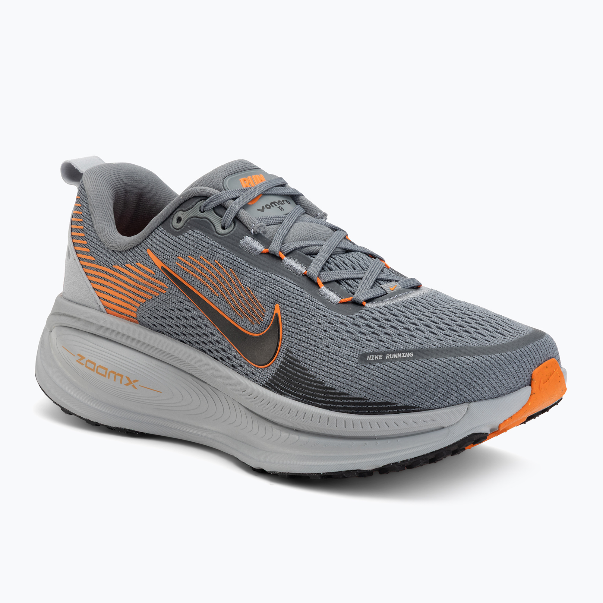 Buty do biegania męskie Nike Vomero 18 cool grey/safety orange/wolf grey/black 