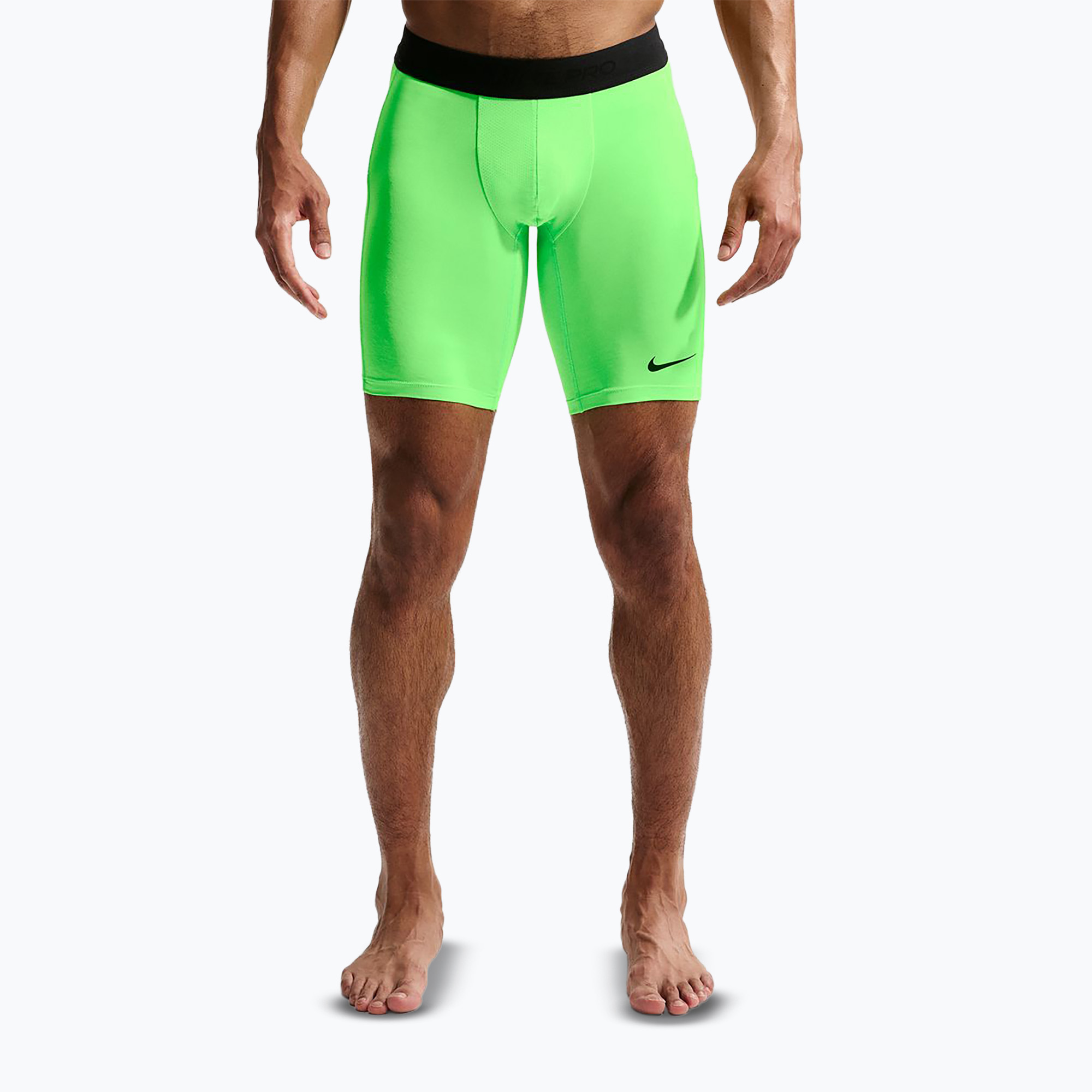 Spodenki treningowe męskie Nike Pro Dri-Fit Fitness Long green strike/black