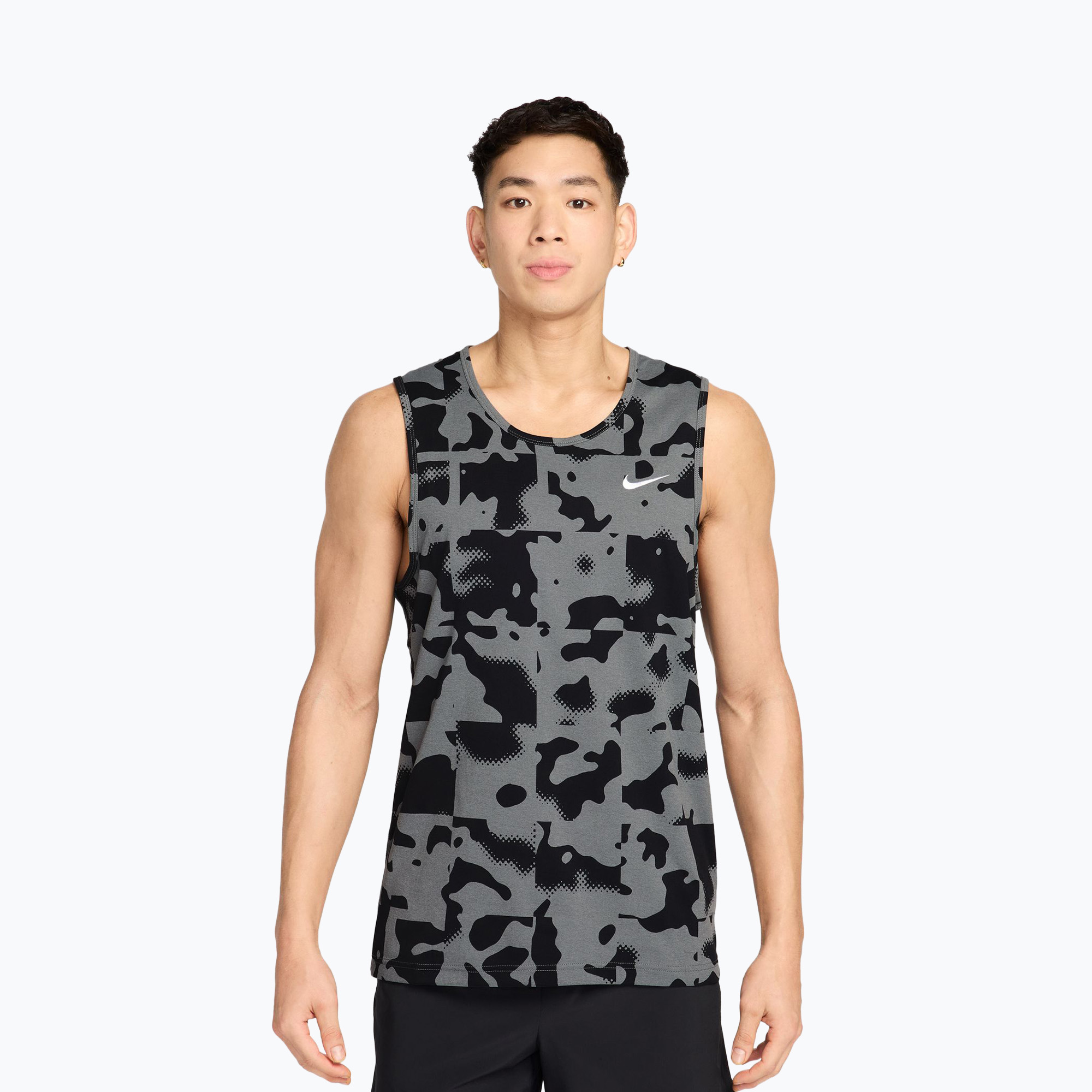 Koszulka treningowa męska Nike Hyverse Dri-Fit TT smoke grey/black/white 