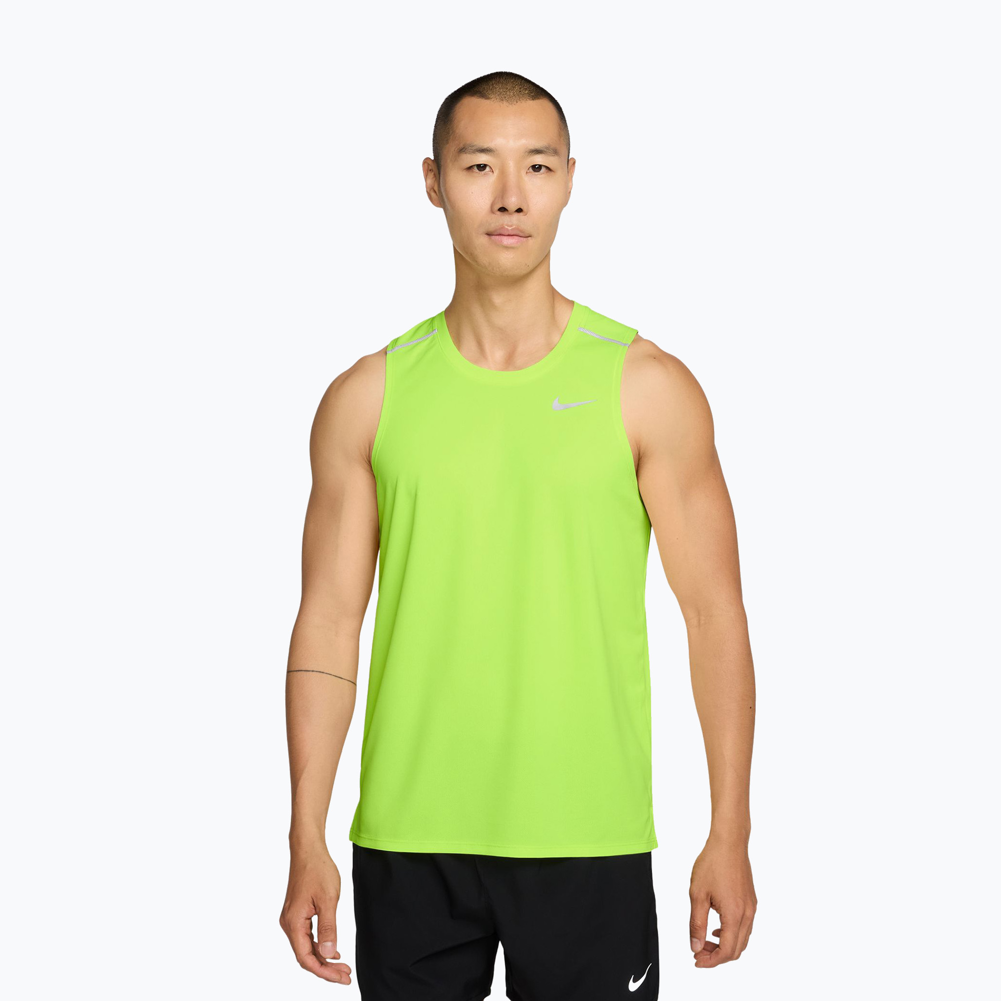 Мъжка тениска за бягане Nike Miler Dri-Fit volt ice