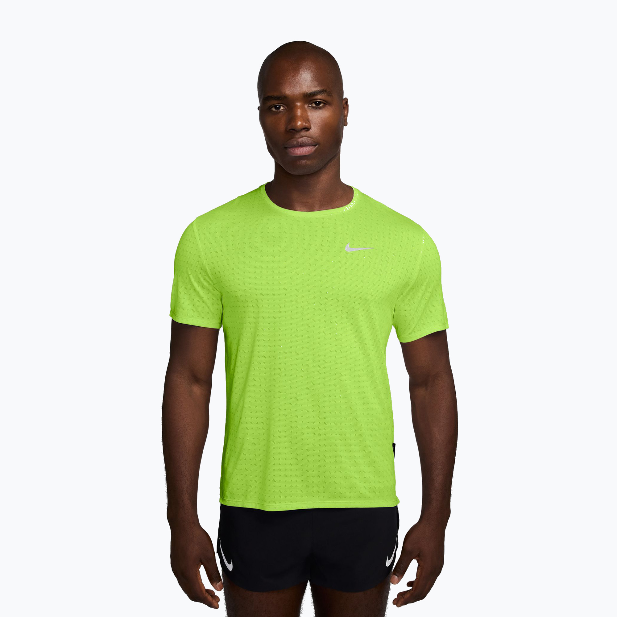 Мъжка тениска за бягане Nike Miler Breathe volt ice