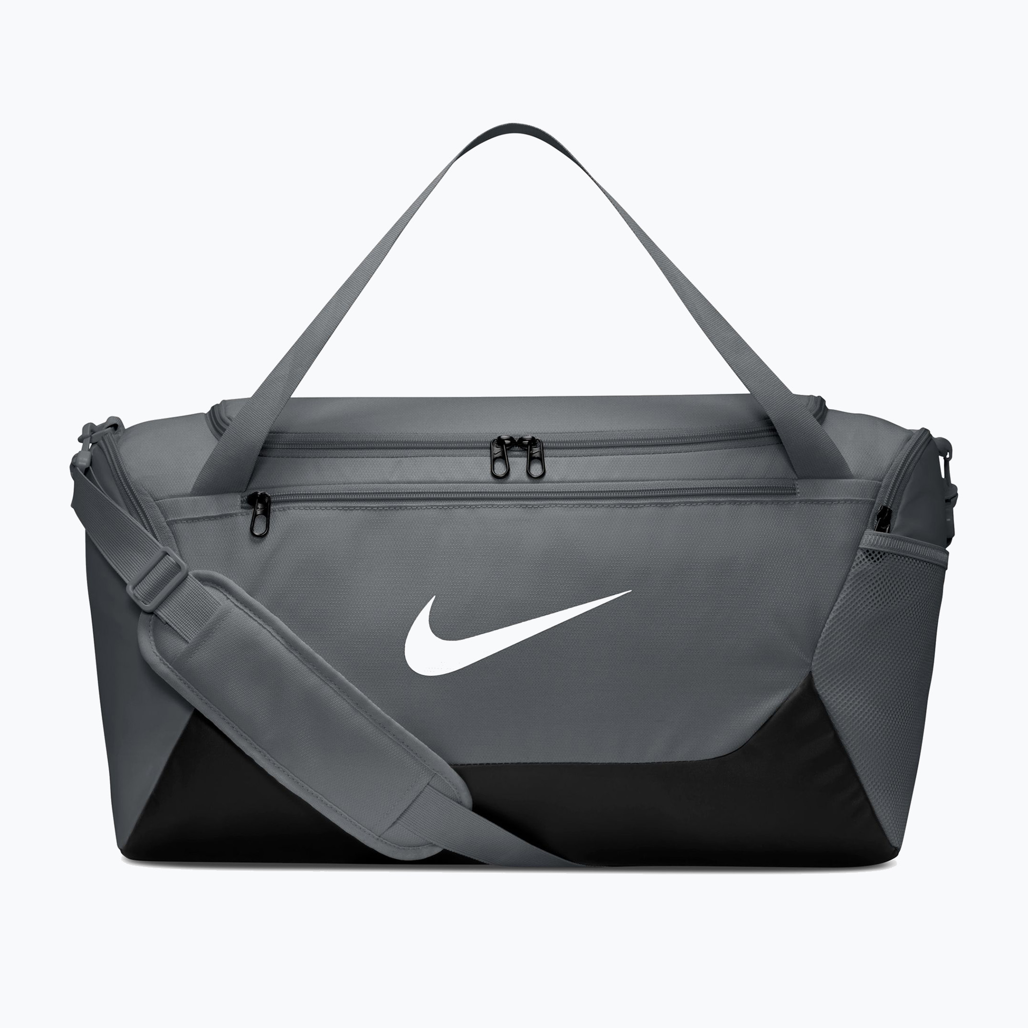 Чанта за тренировка/фитнес Nike Brasilia Duffel Small 40 l smoke grey/black/white