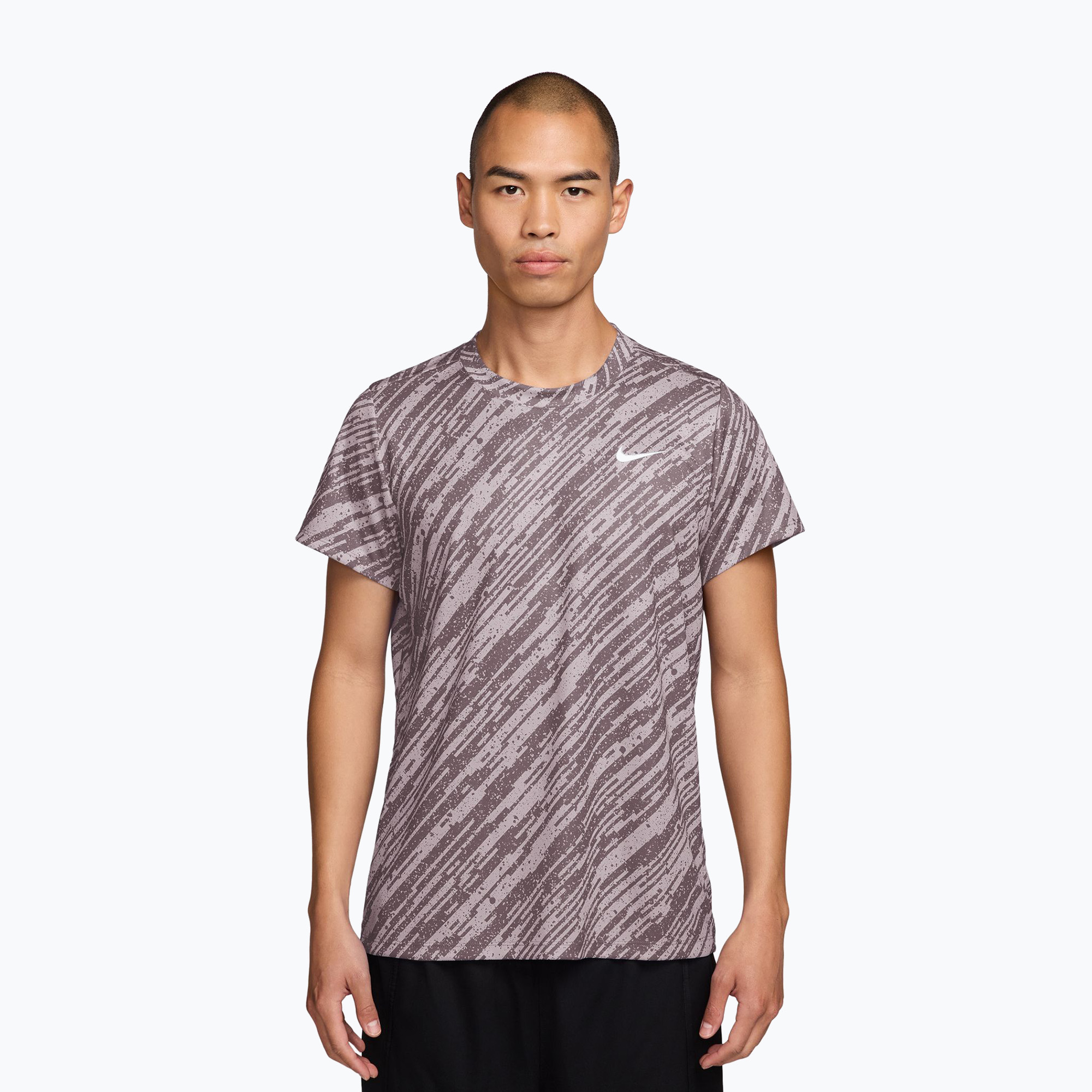 Koszulka tenisowa męska Nike Court Dri-Fit Victory Print platinum violet/white