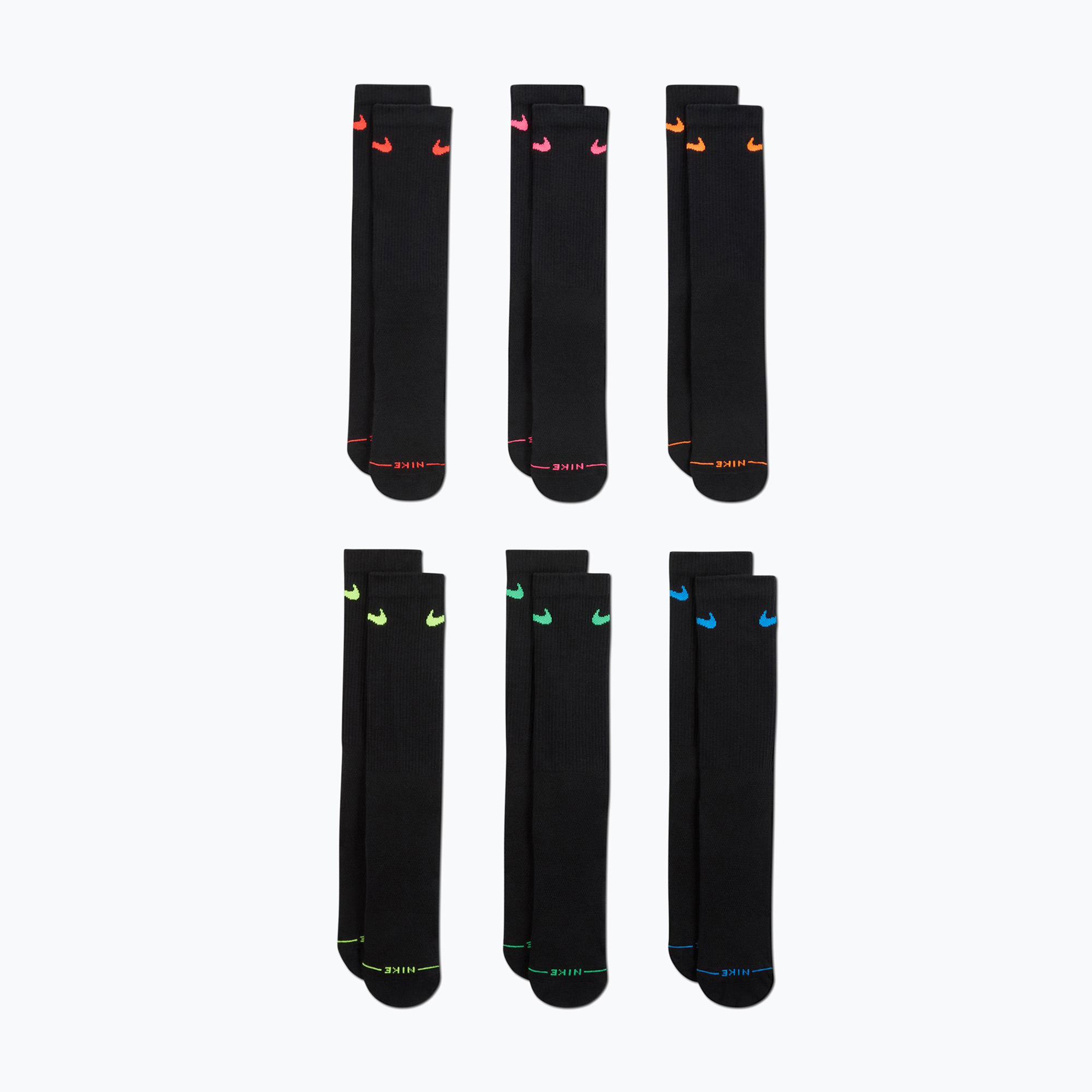 Чорапи Nike Everyday Elevated 6 pack multi-color 909