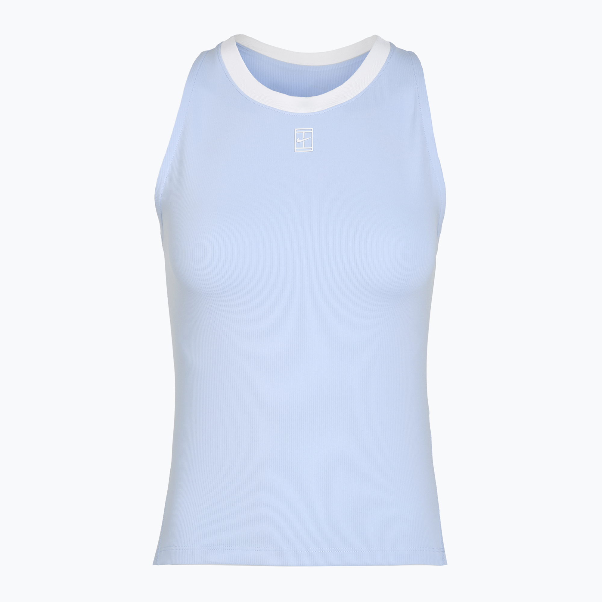 Koszulka tenisowa damska Nike Court Dri-Fit Advantage Tank hydrogen blue/white/white 