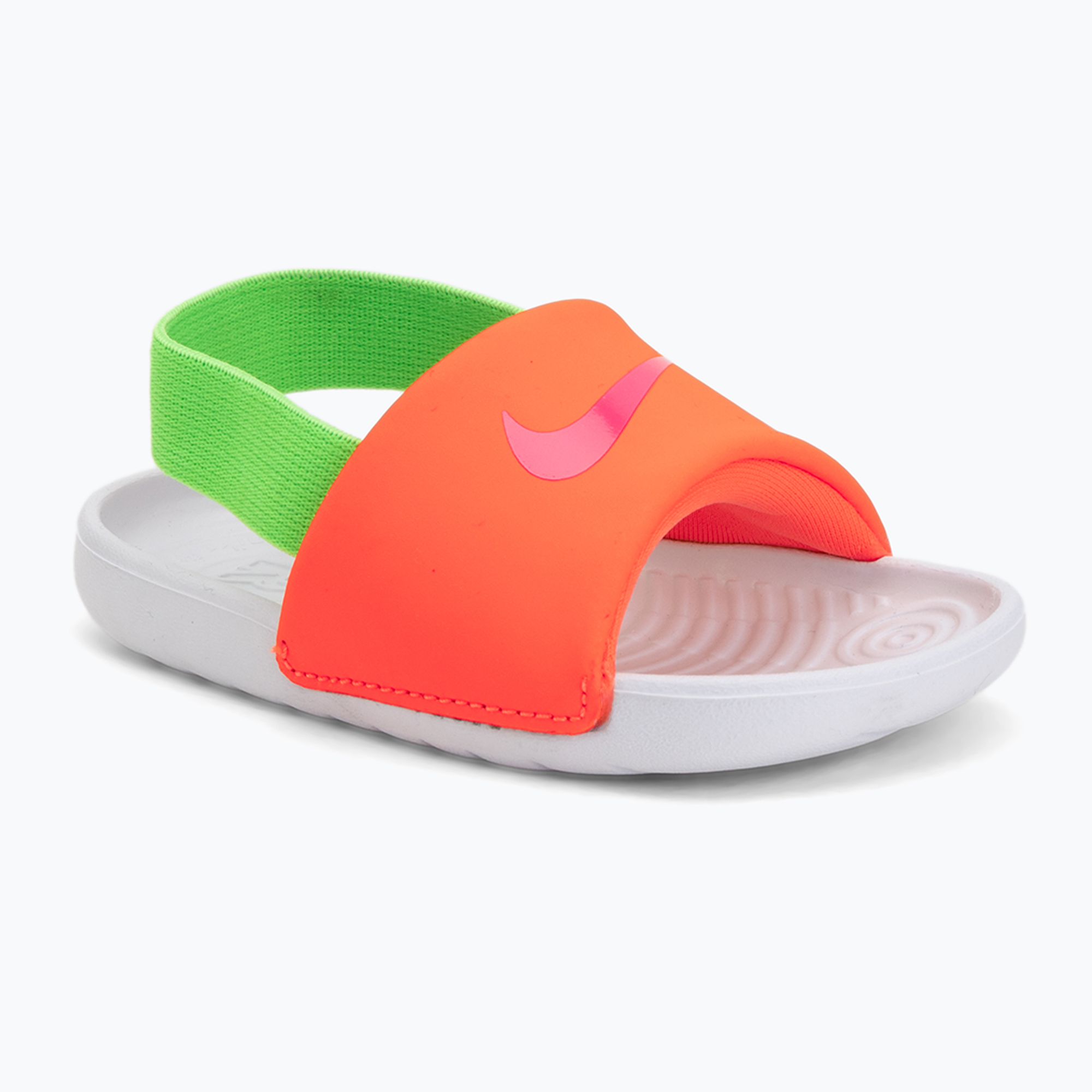 Детски чехли Nike Kawa total orange/green strike