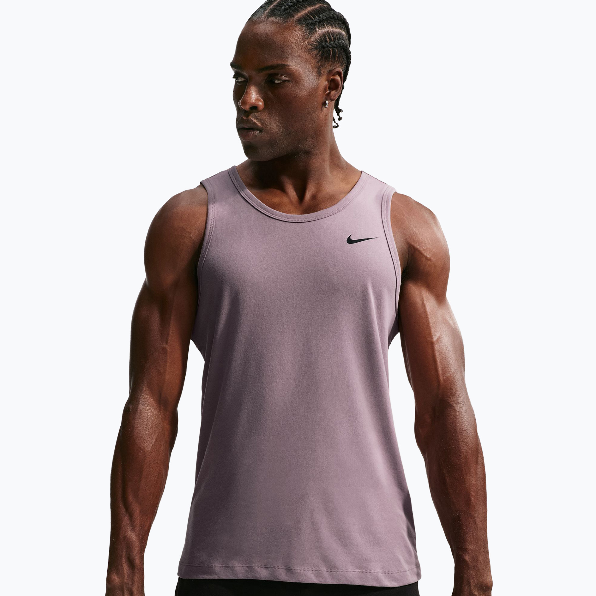 Мъжка тренировъчна тениска Nike Dri-Fit TT light violet ore/black
