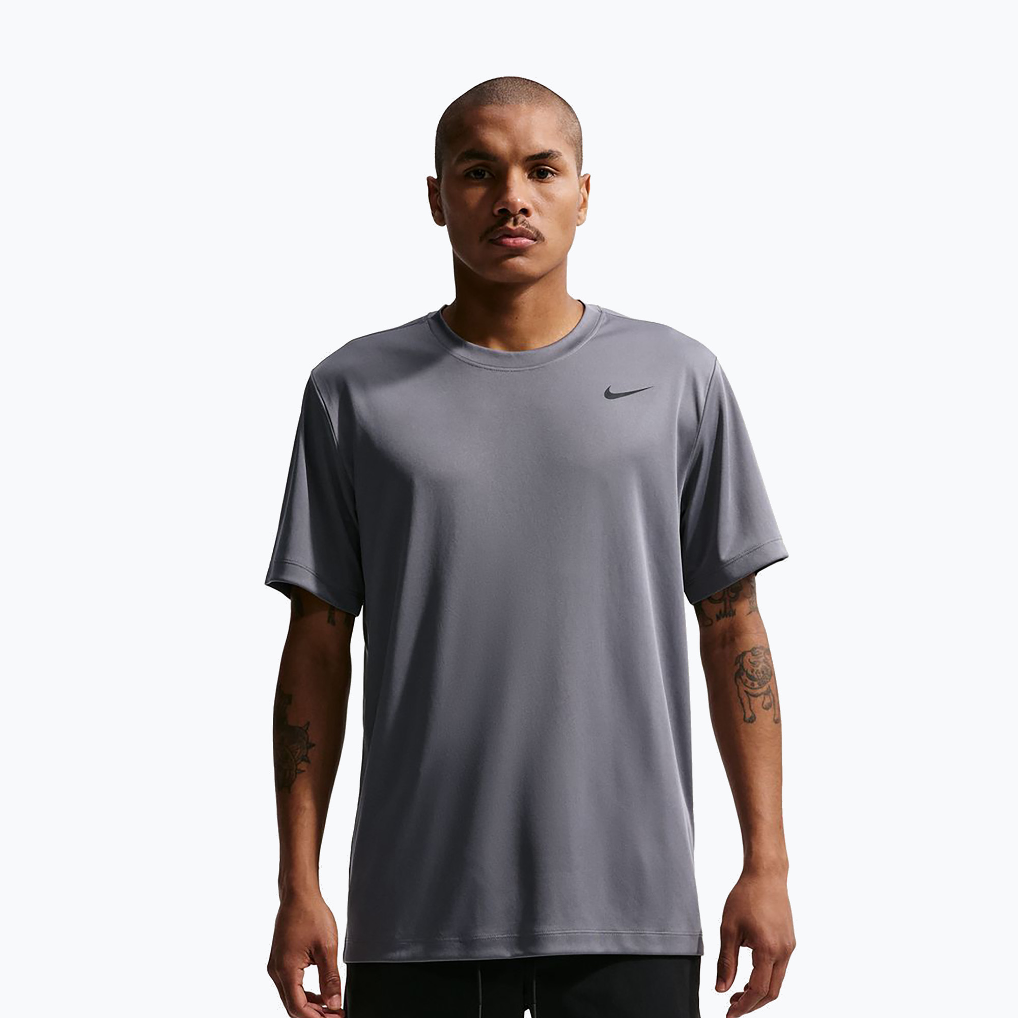 Pánske tréningové tričko Nike Dri-FIT Training T-Shirt smoke grey/black