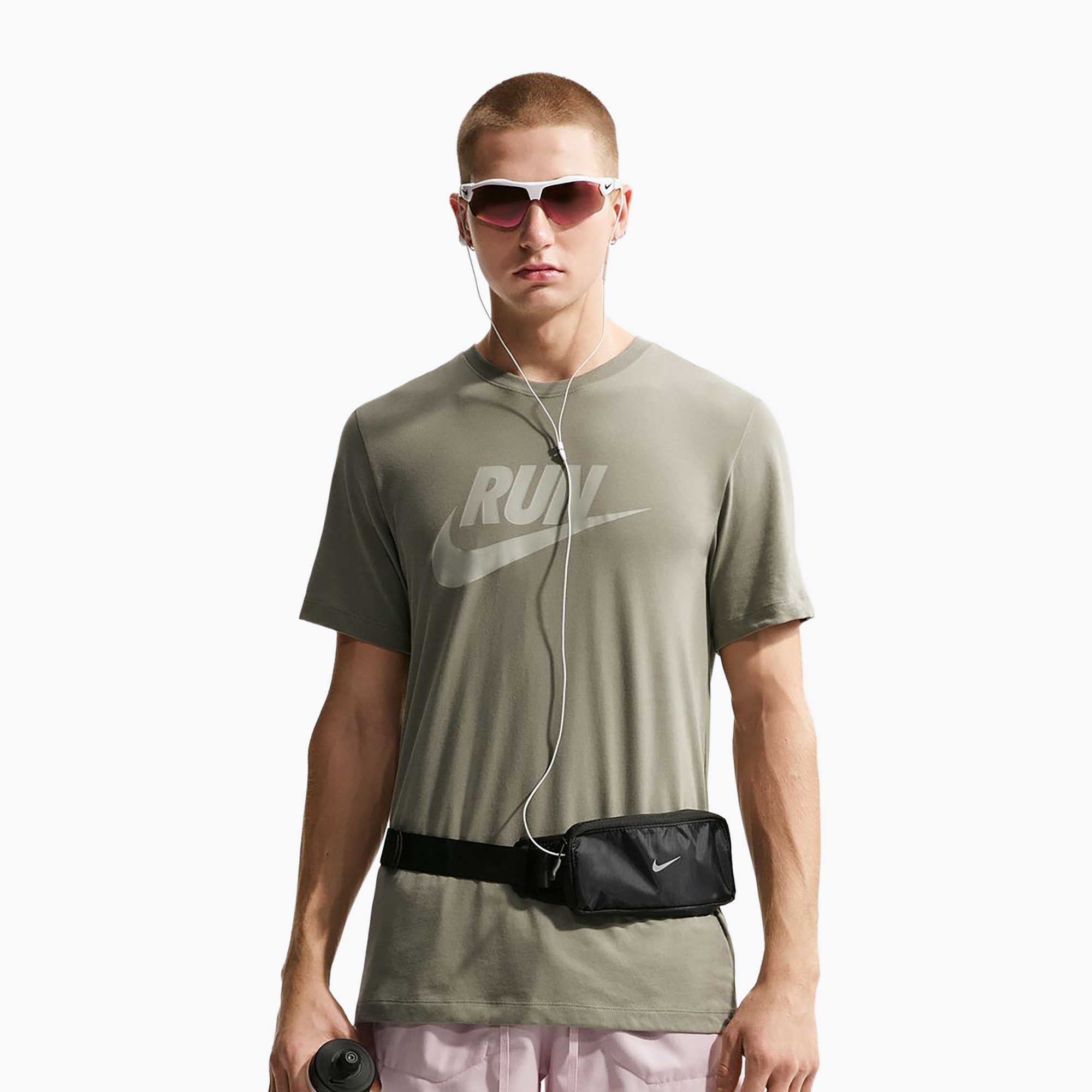 Мъжка тениска за бягане Nike Dri-Fit Running silver sage/spruce fog