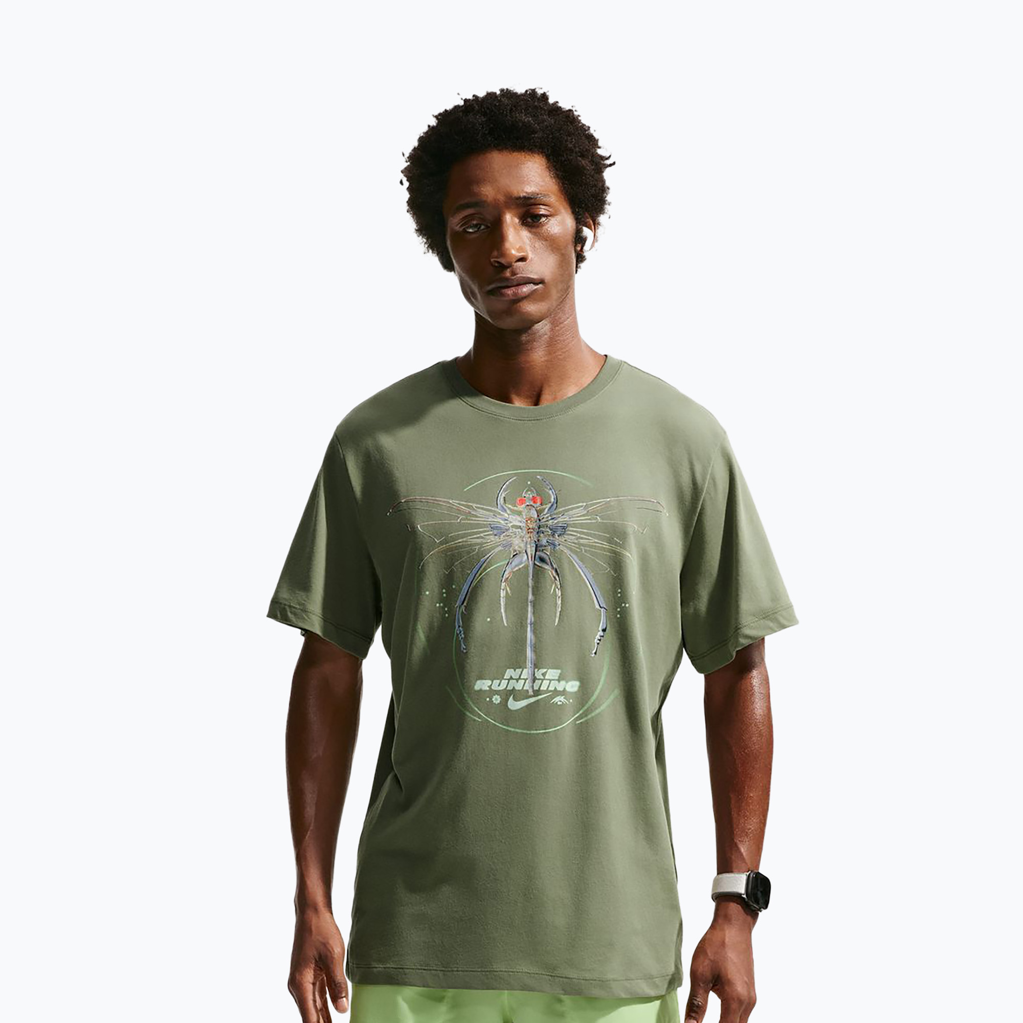 Мъжка тениска за бягане Nike Dri-Fit Running silver sage