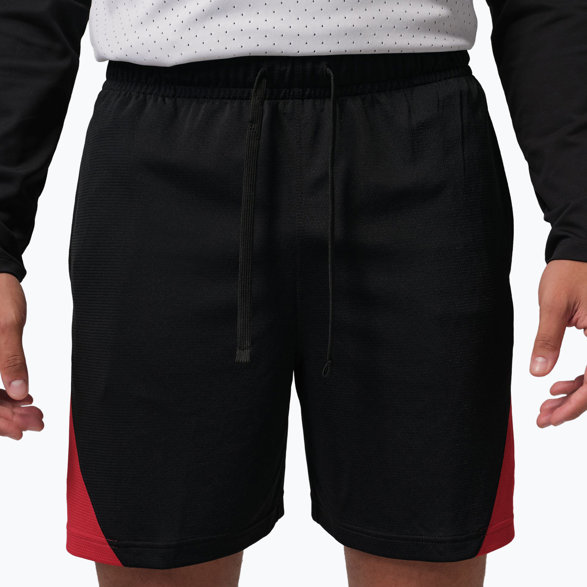 Spodenki koszykarskie męskie  Jordan Sport Dri-Fit black/gym red/white 