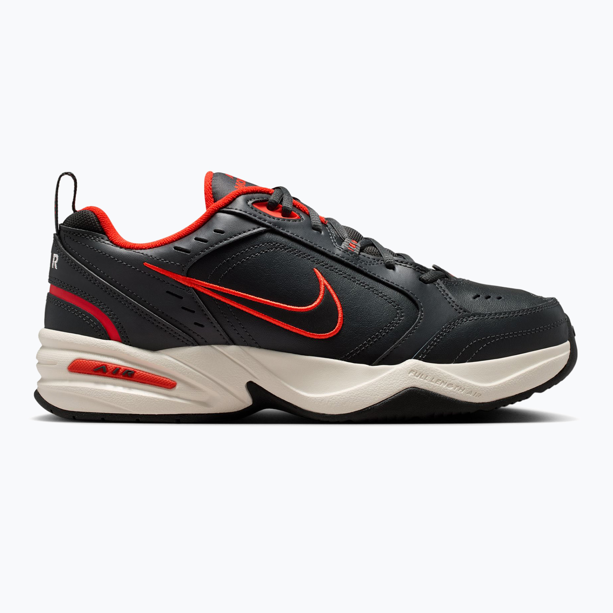 Buty treningowe męskie Nike Air Monarch IV dark smoke grey/picante red/black 