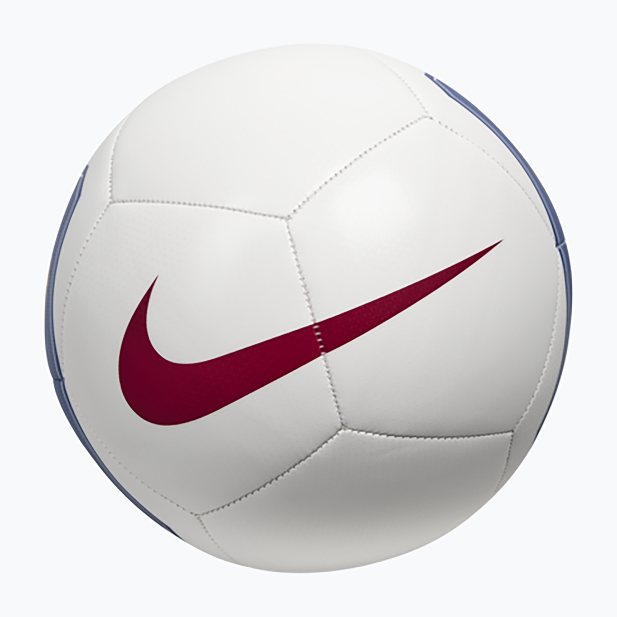 Minge de fotbal Nike Pitch FC Barcelona white/cardinal red size 5