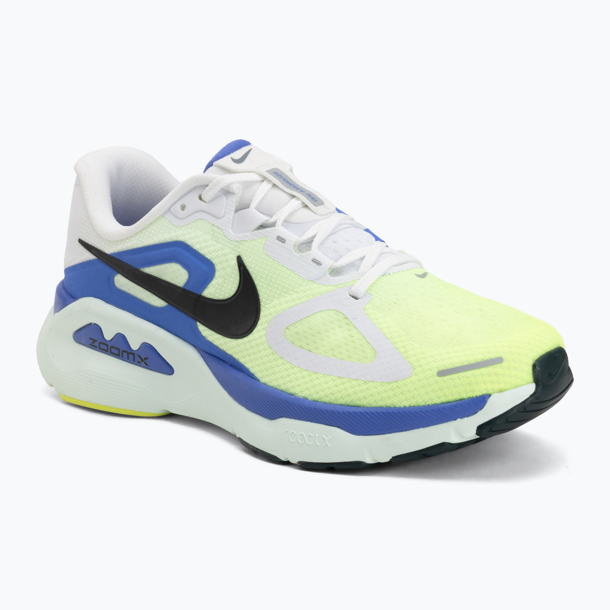 Pánske bežecké topánky Nike Structure Plus white/volt ice/barely green/black spruce (Structure Plus HQ3048-111)