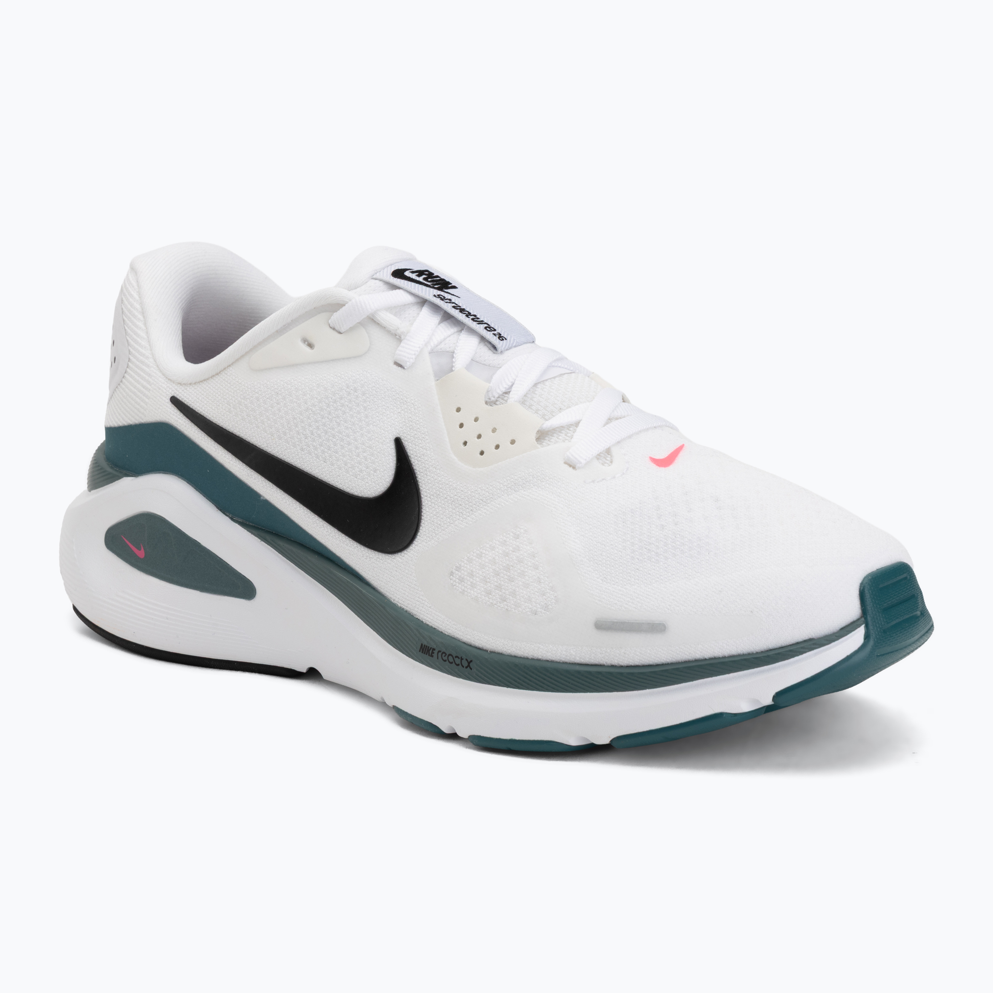 Încălțăminte de alergare pentru bărbați Nike Structure 26 white/mineral slate/hyper pink/black