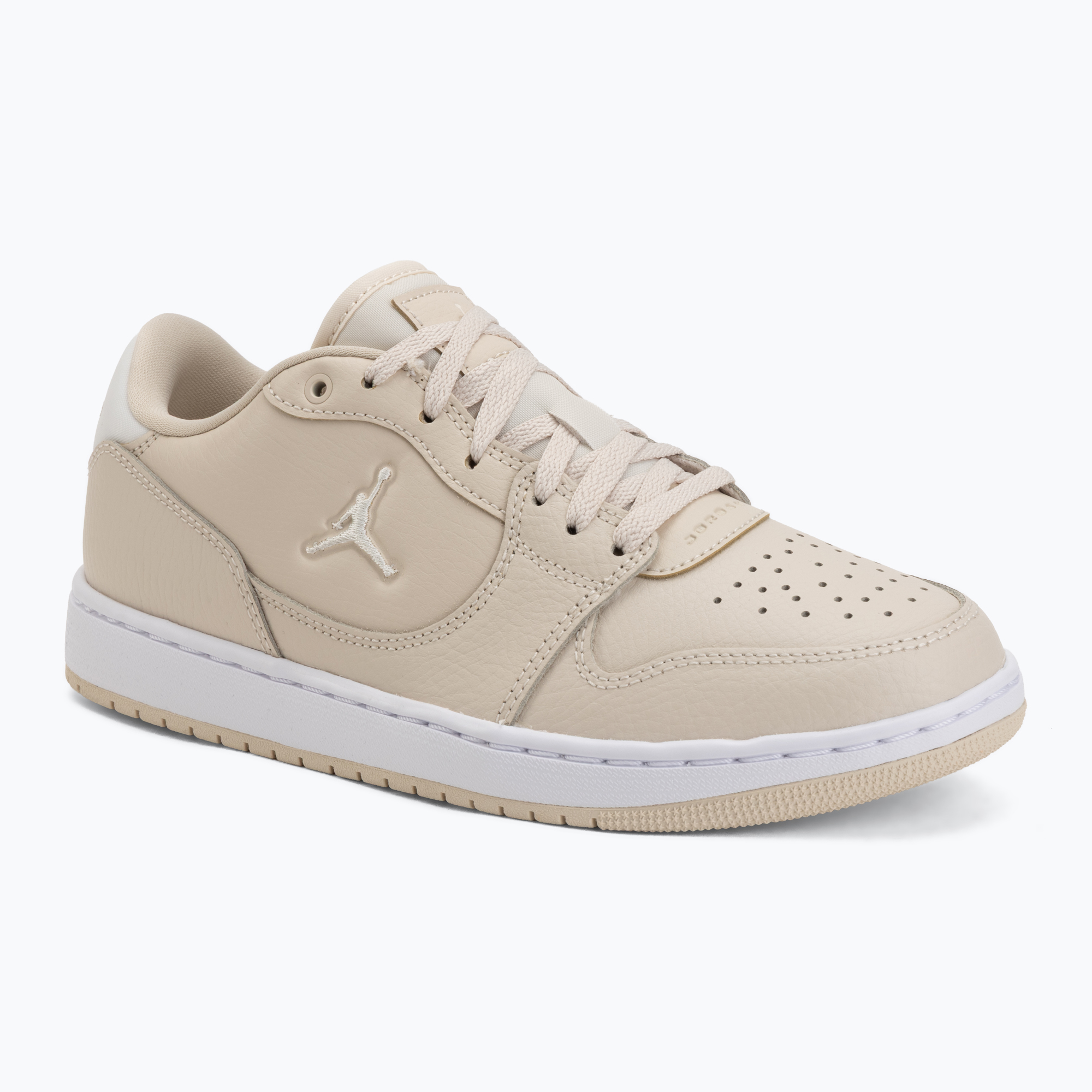Dámske topánky Jordan Court Connect Low legend light brown/white/pale ivory (Jordan Court Connect Low IQ6828-200)