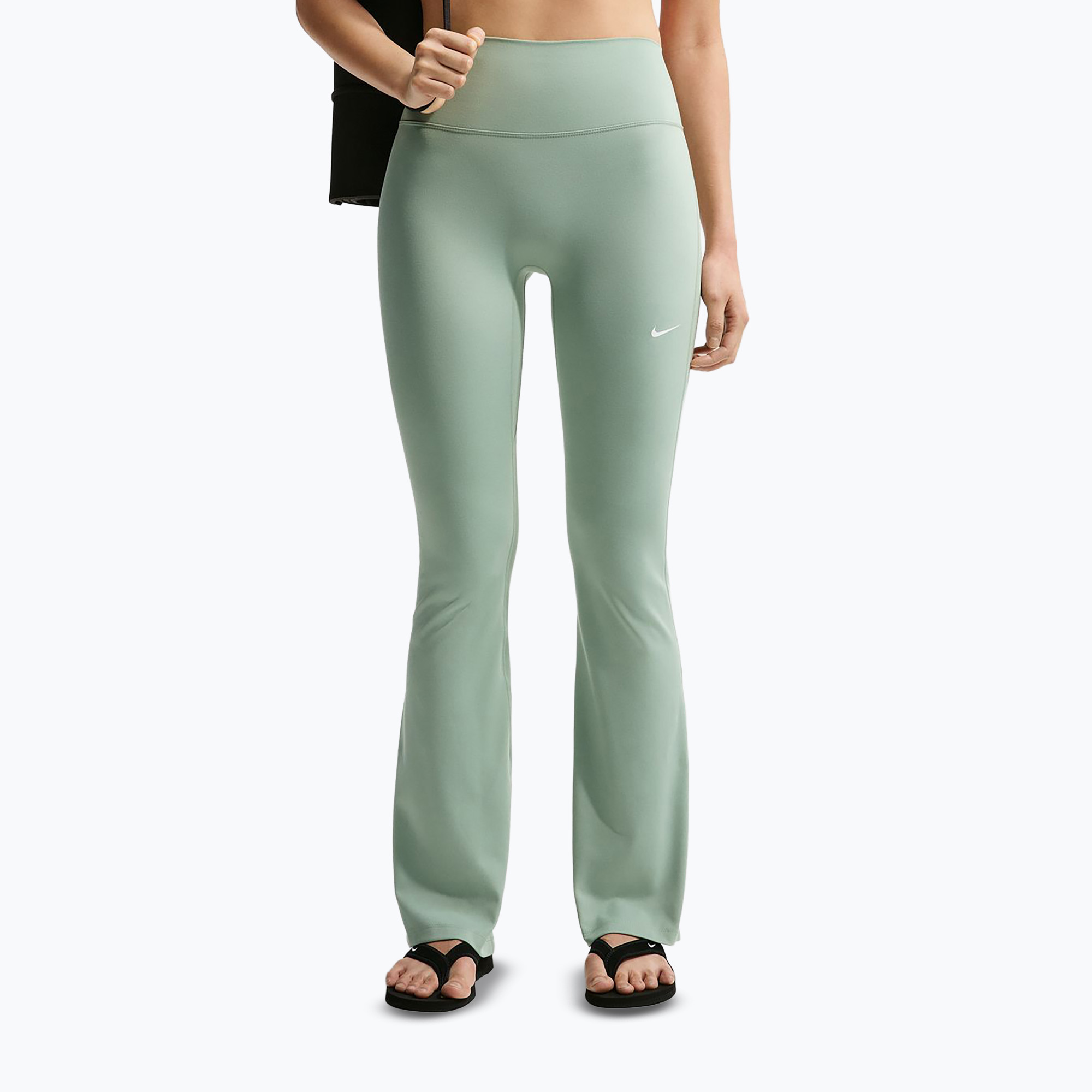 Дамски клин Nike One High Waisted Flared steam/white