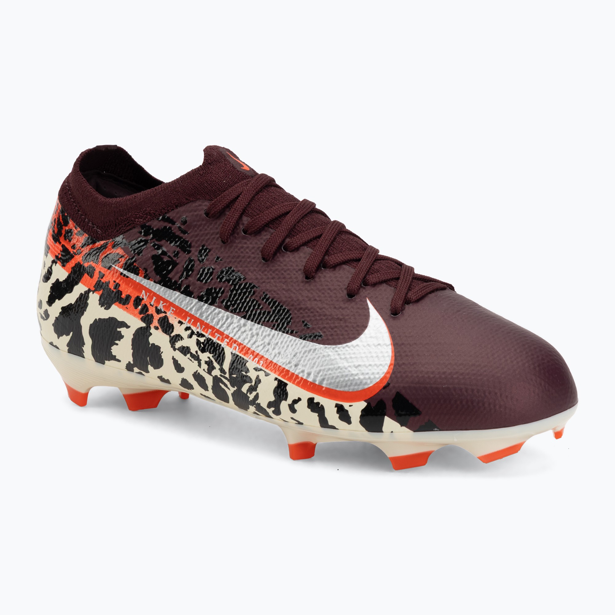Încălțăminte de fotbal pentru copii Nike United Jr. Mercurial Vapor 16 Pro FG burgundy crush/metallic silver