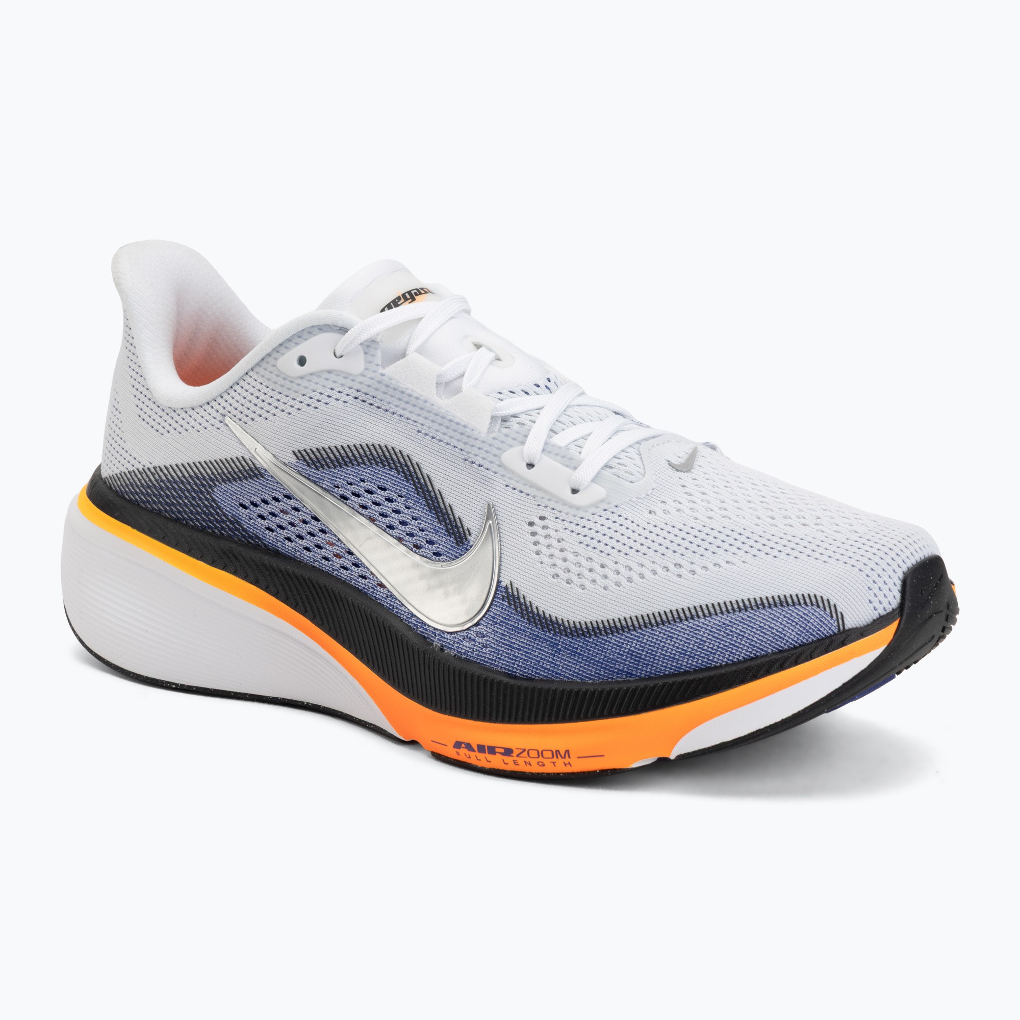 Buty do biegania męskie Nike Pegasus 42 white/lapis/total orange/metallic silver 