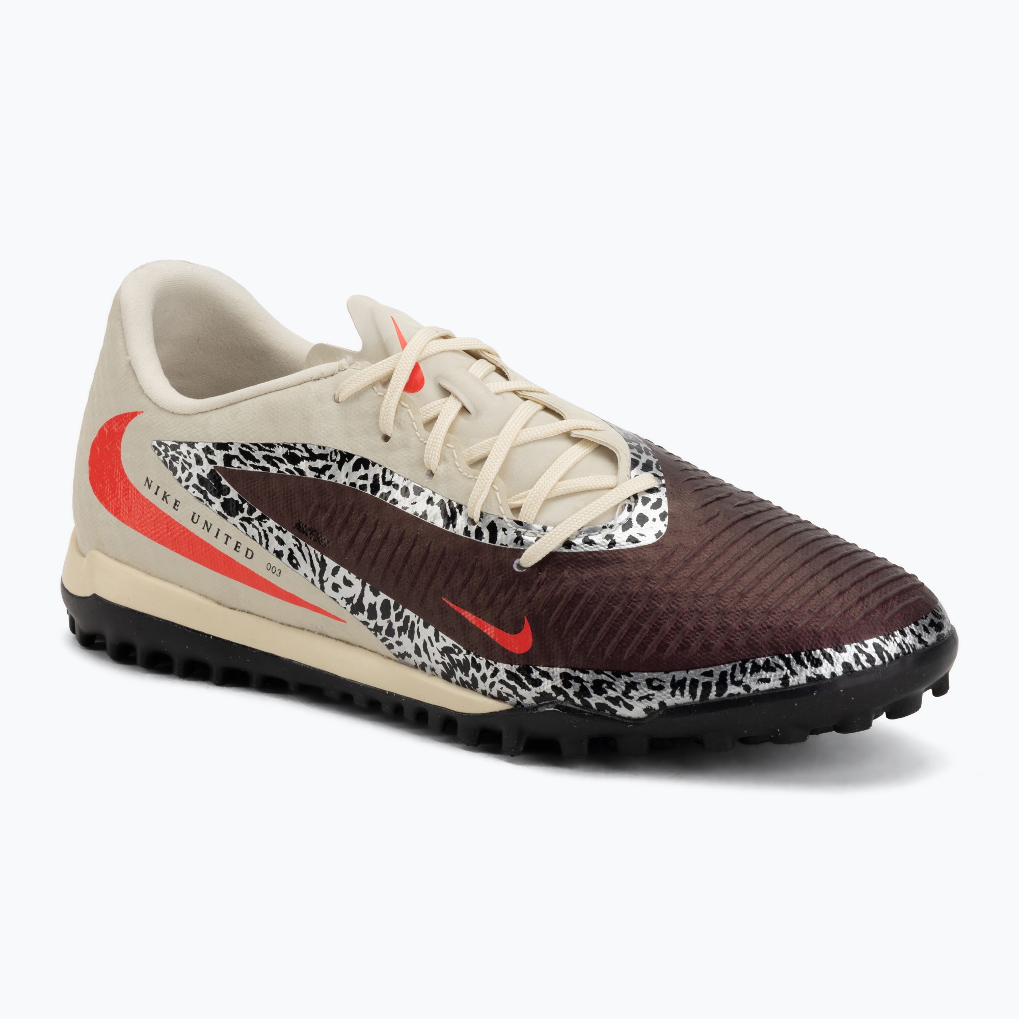 Мъжки футболни обувки Nike United Phantom 6 Low Academy TF burgundy crush/fossil/university red
