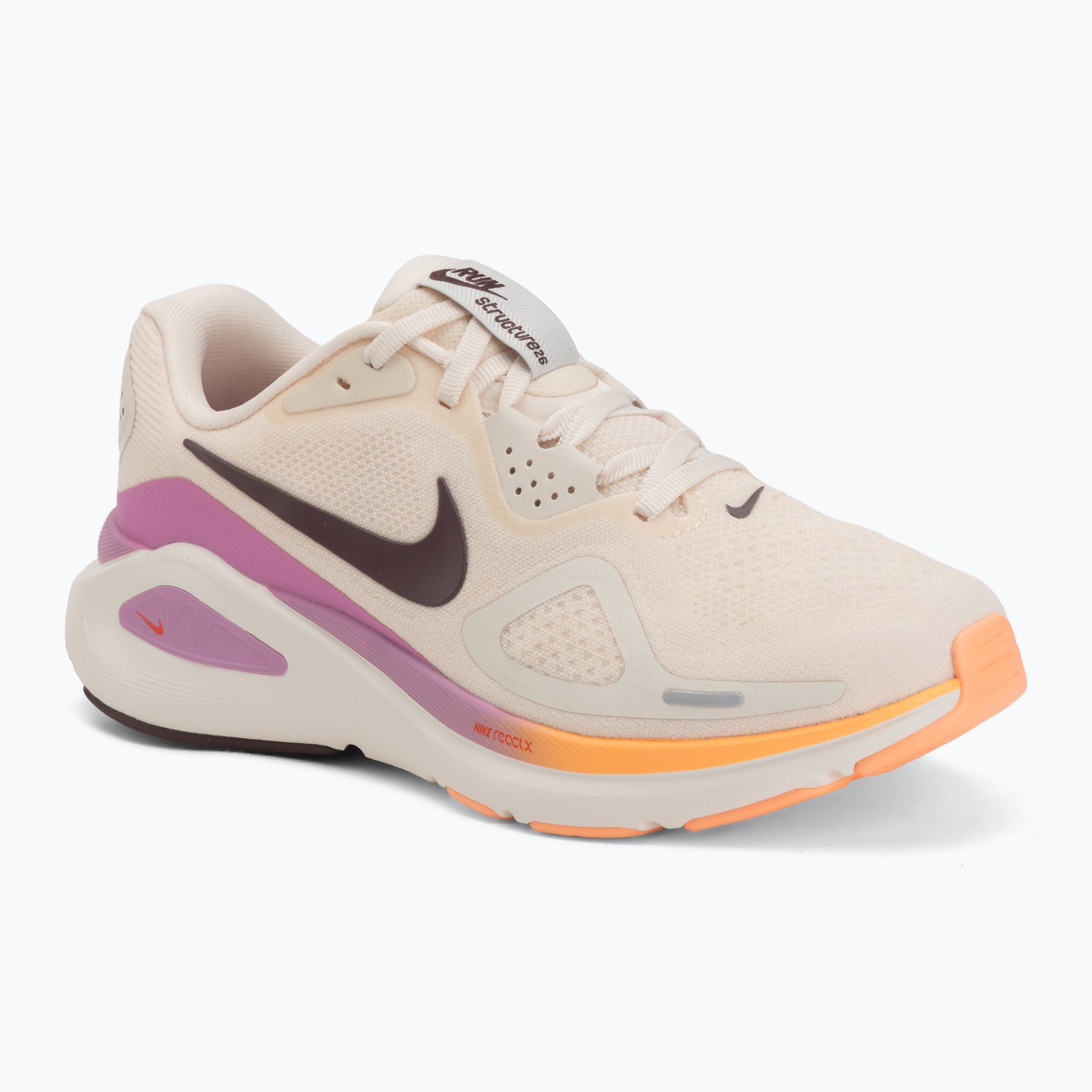 Buty do biegania damskie Nike Structure 26 chalk/light magenta/orange pulse/tattoo 