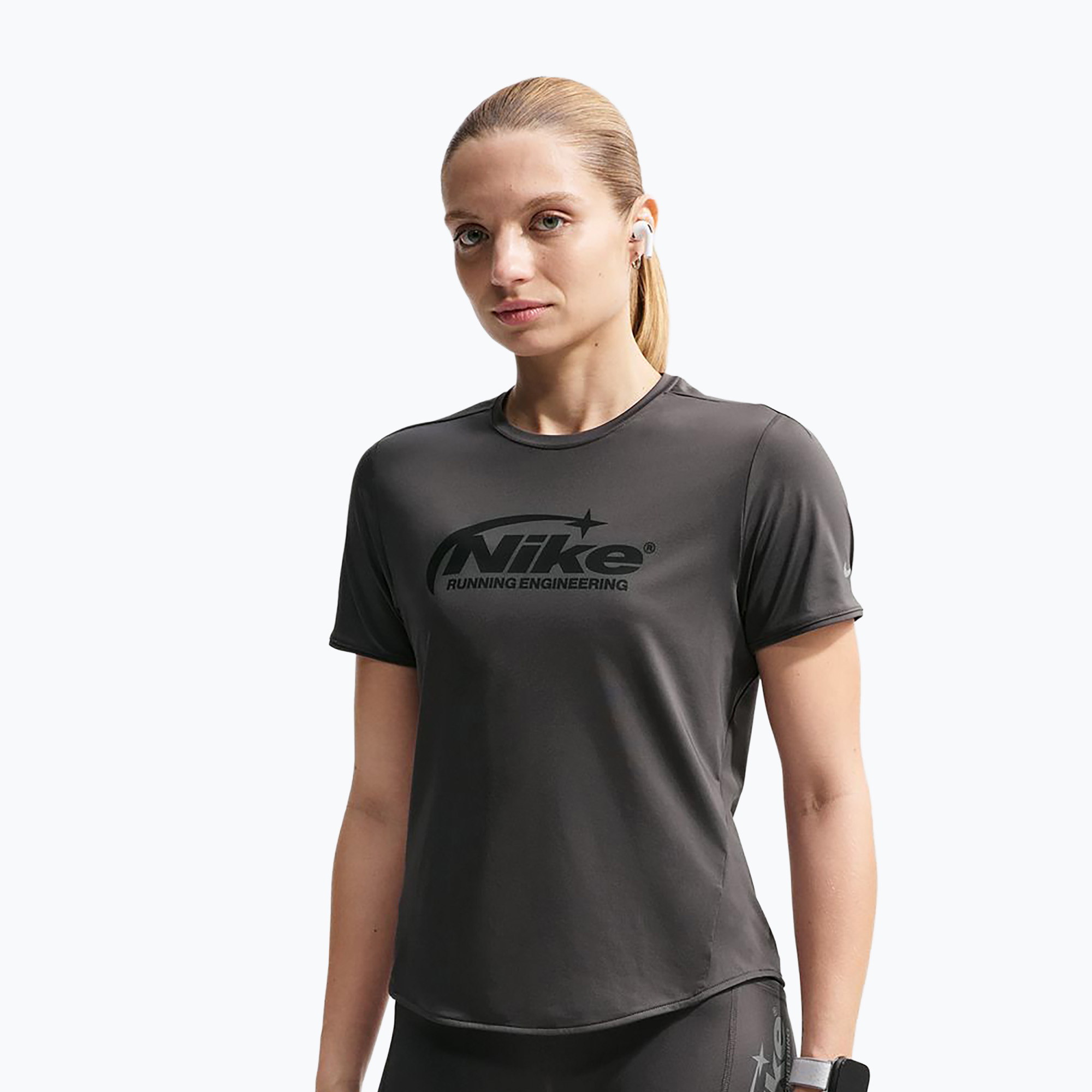 Koszulka do biegania damska Nike Swift Dri-Fit medium ash 