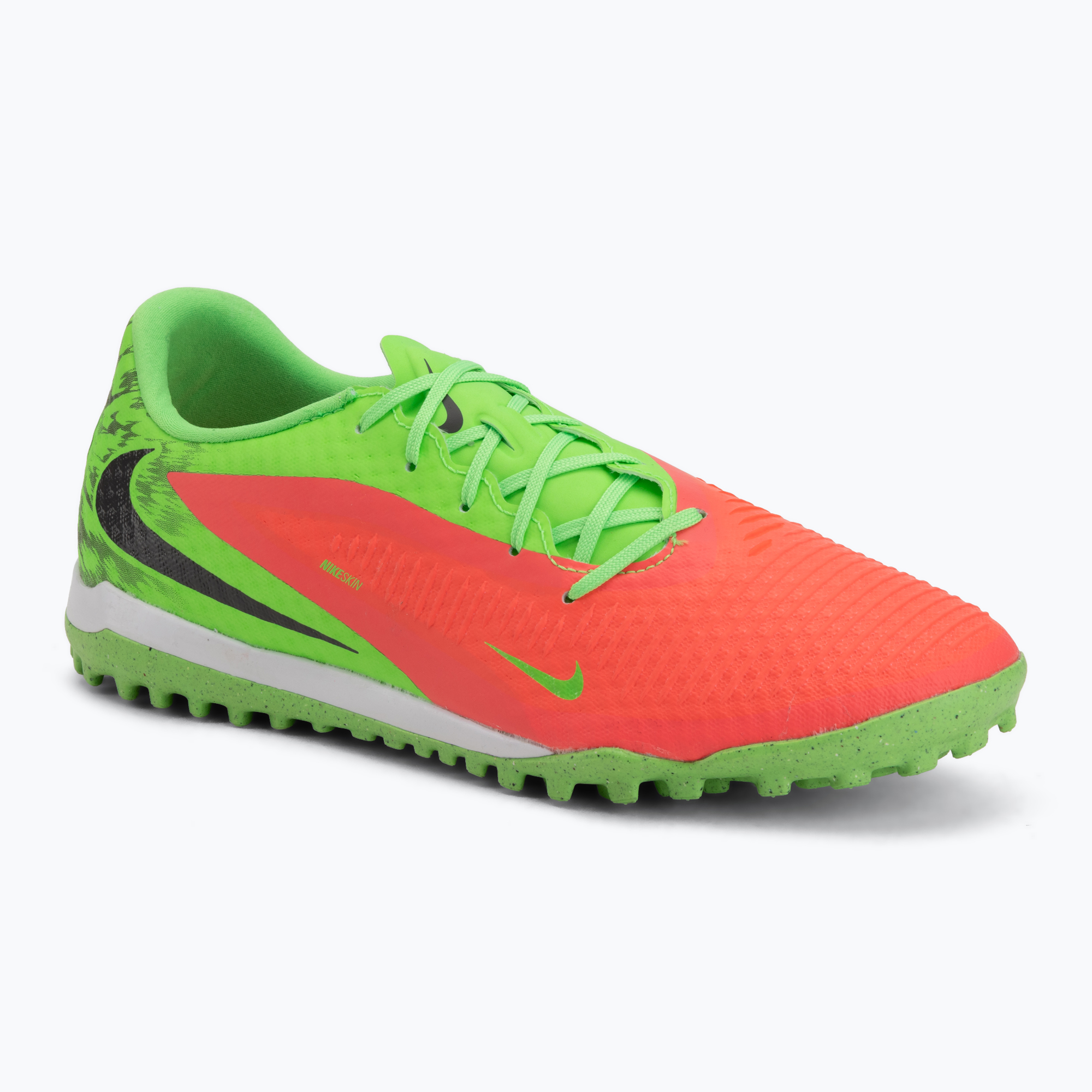 Încălțăminte de fotbal pentru bărbați Nike Phantom 6 Low Academy Erling Haaland TF hot punch/green strike/black