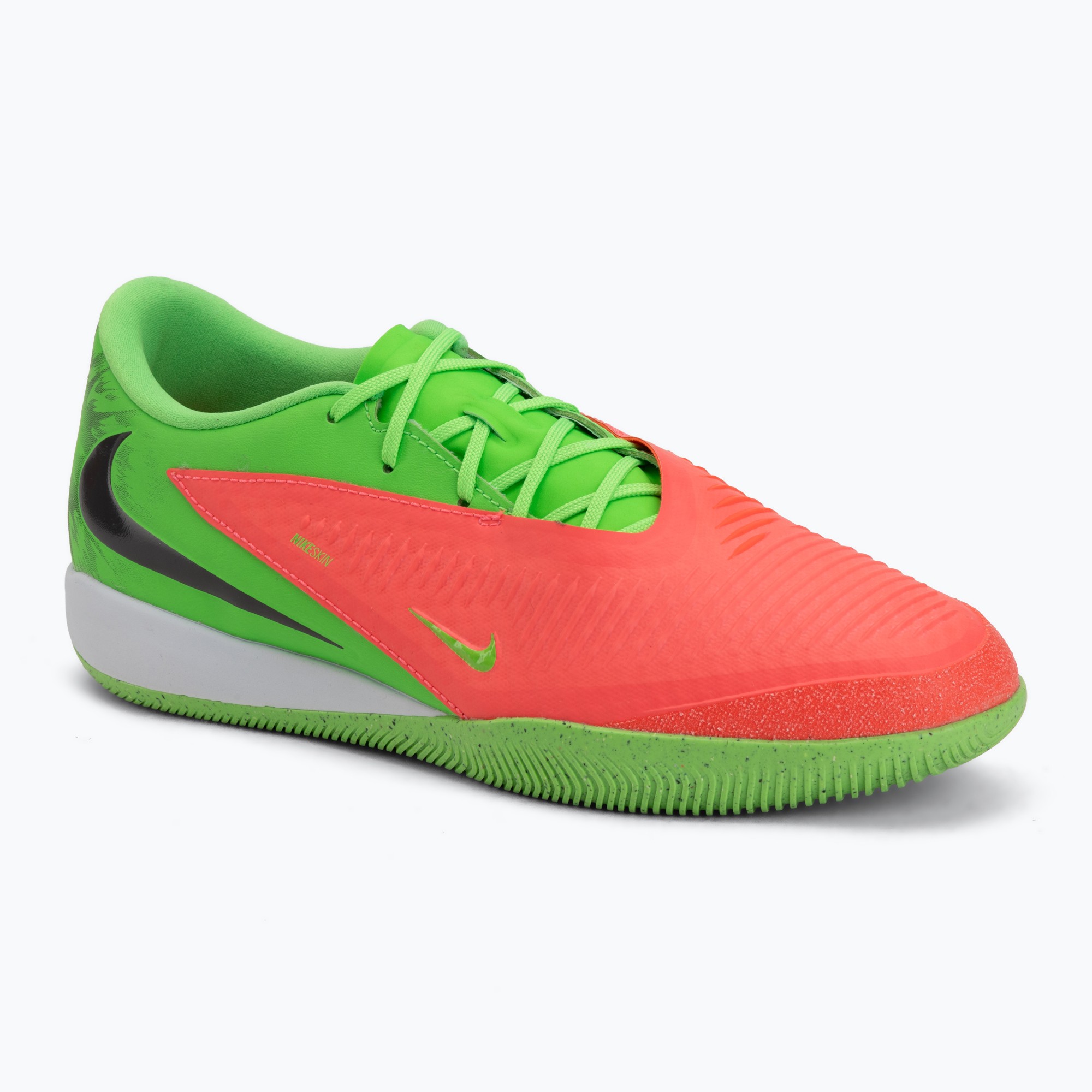 Încălțăminte de fotbal pentru bărbați Nike Phantom 6 Low Academy Erling Haaland IN hot punch/green strike/black