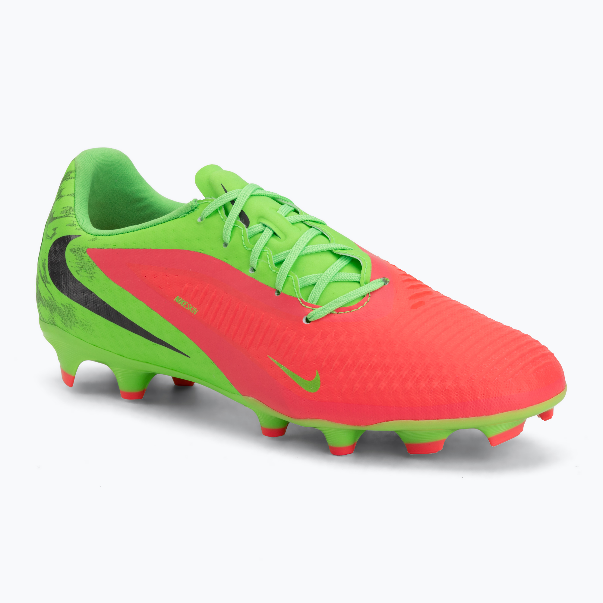 Încălțăminte de fotbal pentru bărbați Nike Phantom 6 Low Academy Erling Haaland FG hot punch/green strike/black
