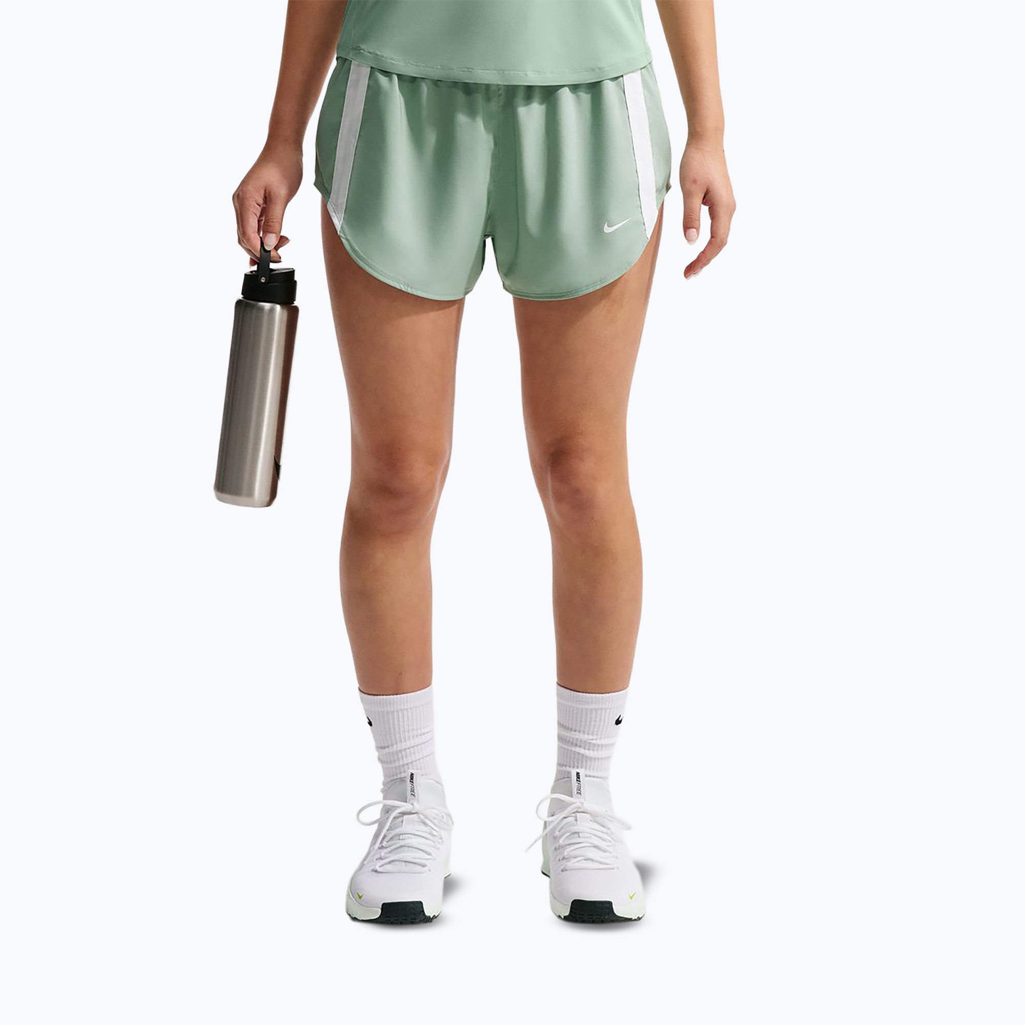 Spodenki treningowe damskie Nike One Woven steam/white/white 