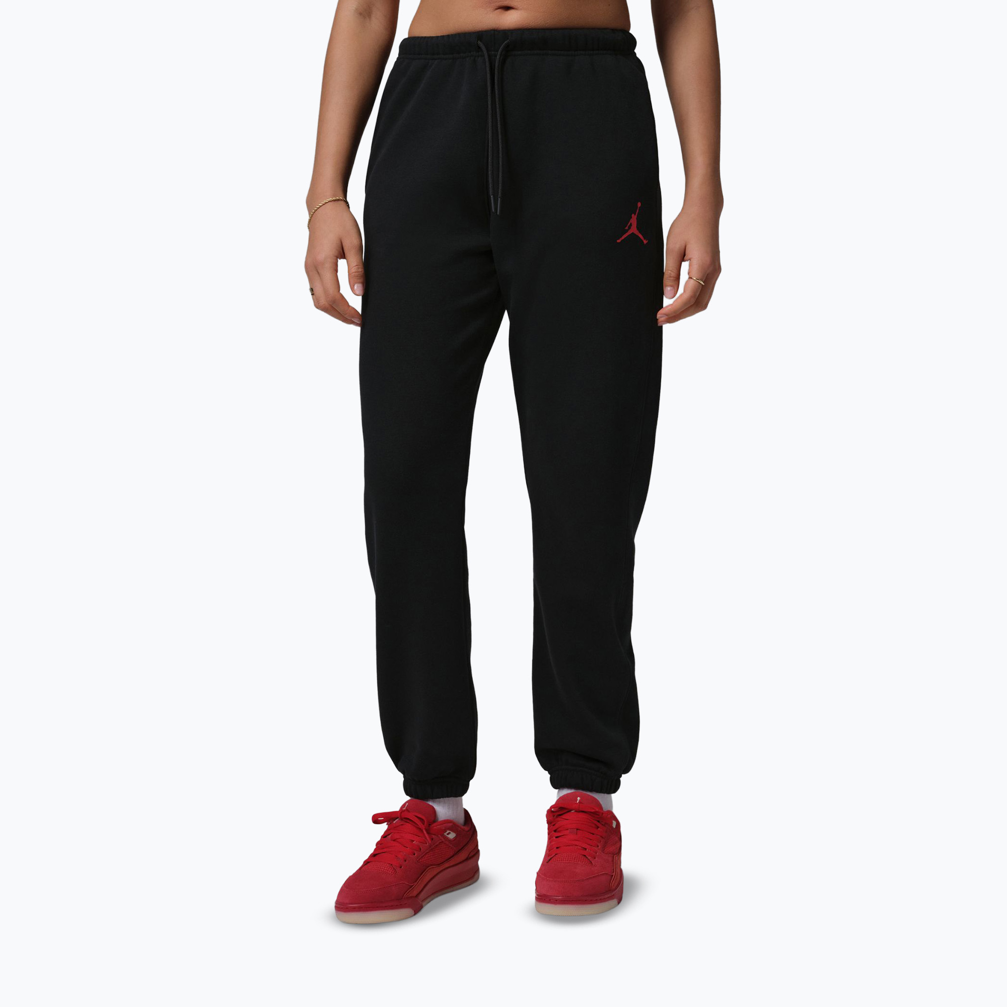 Spodnie damskie Nike Jordan Fleece black/gym red
