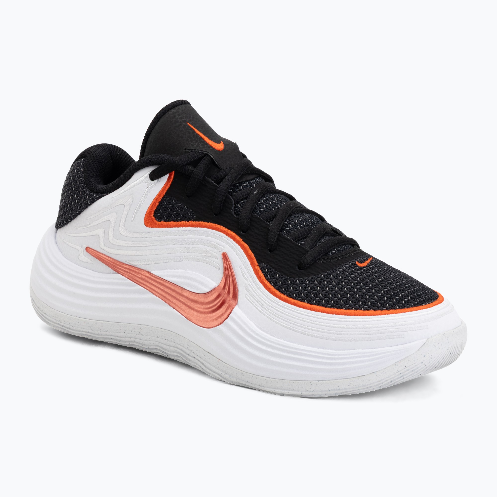 Мъжки обувки за баскетбол Nike Precision 8 Low black/white/picante red
