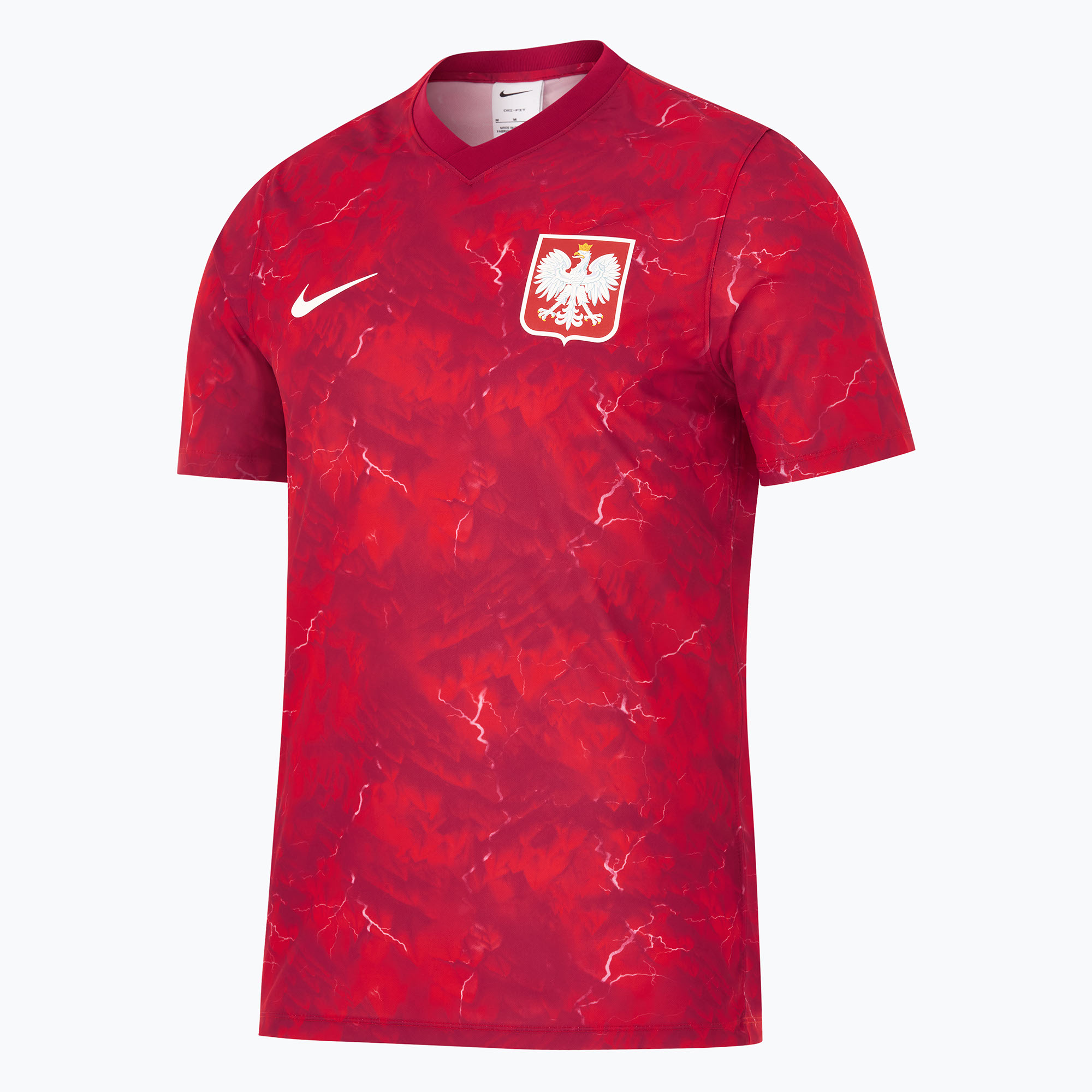 Мъжка футболна фланелка Nike Dri-Fit Poland Away 2026 noble red/sport red