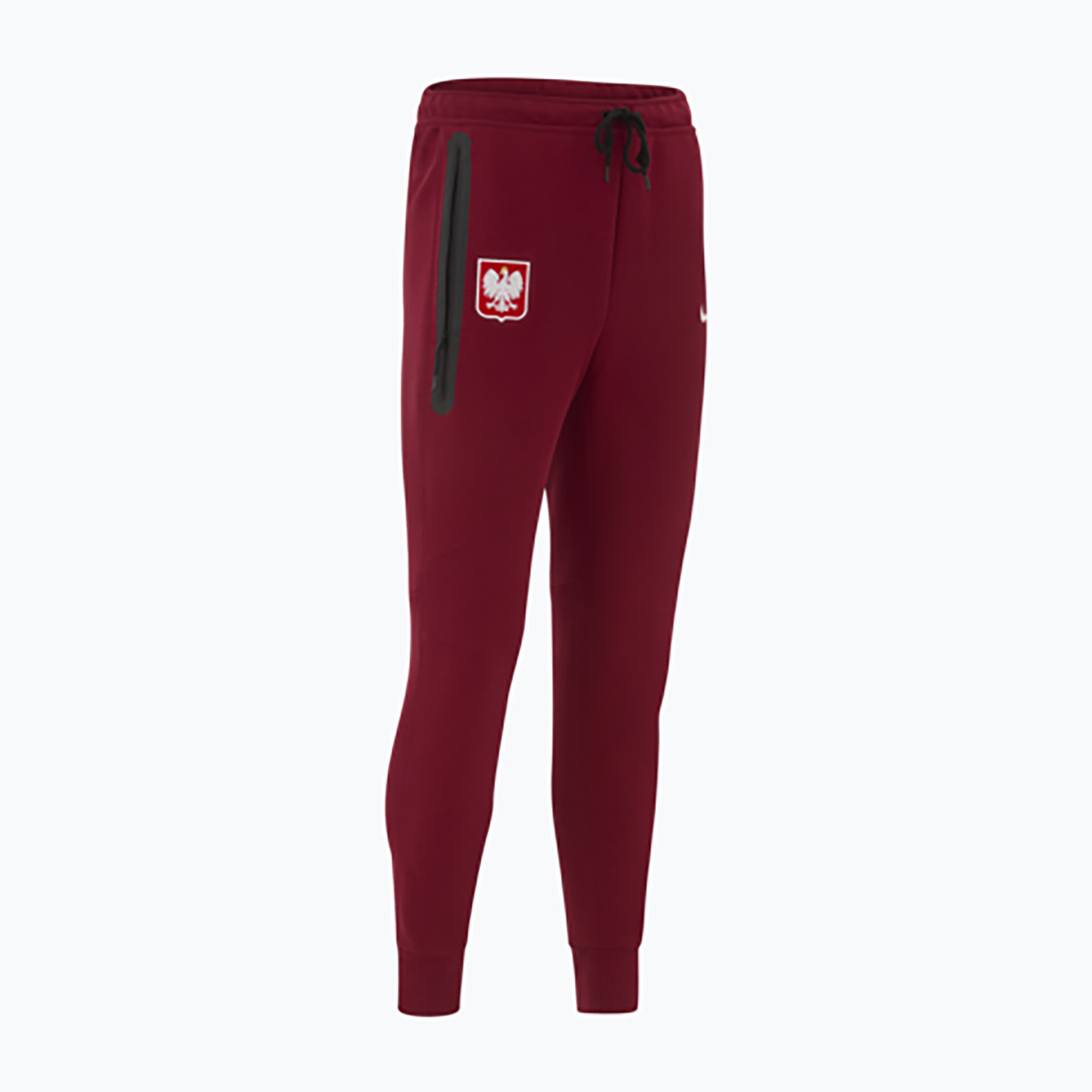 Pantaloni de fotbal pentru bărbați Nike Tech Fleece Poland Jogger team red