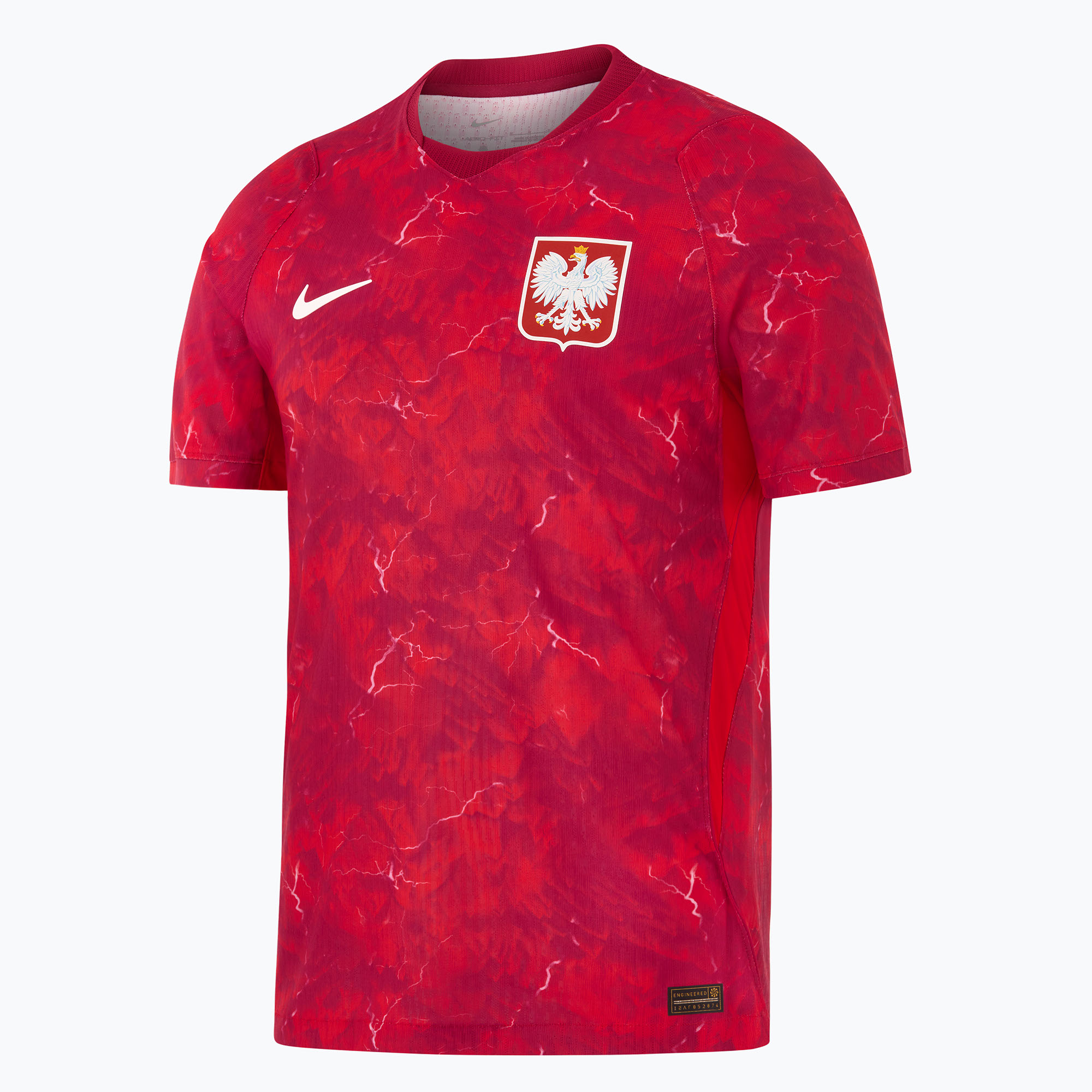 Мъжка футболна фланелка Nike Dri-Fit ADV Poland Match Away 2026 noble red/sport red