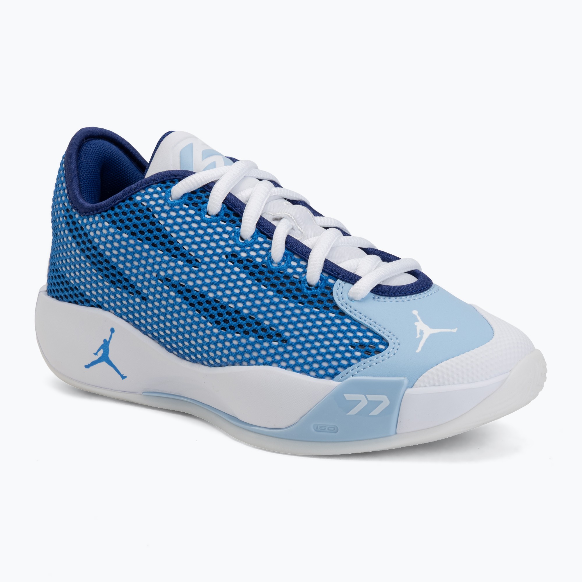 Buty do koszykówki dziecięce  Jordan Luka 77 GS Jr white/signal blue/psychic blue 