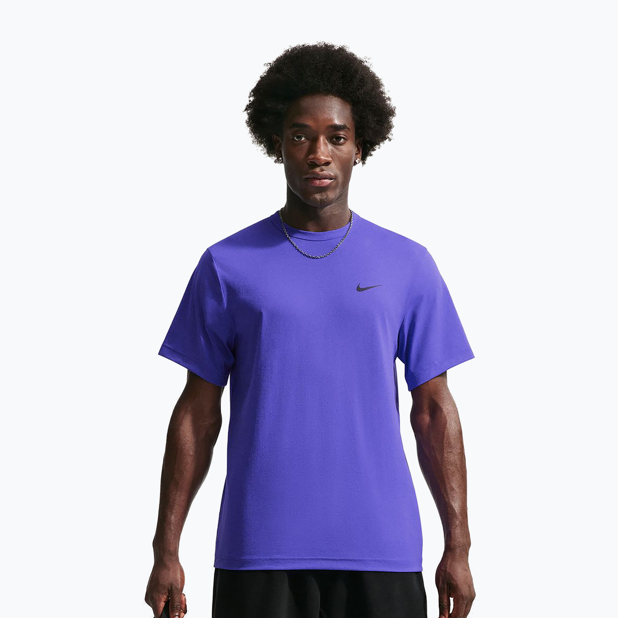 Мъжка тениска Nike Dri-Fit UV Hyverse persian violet/black