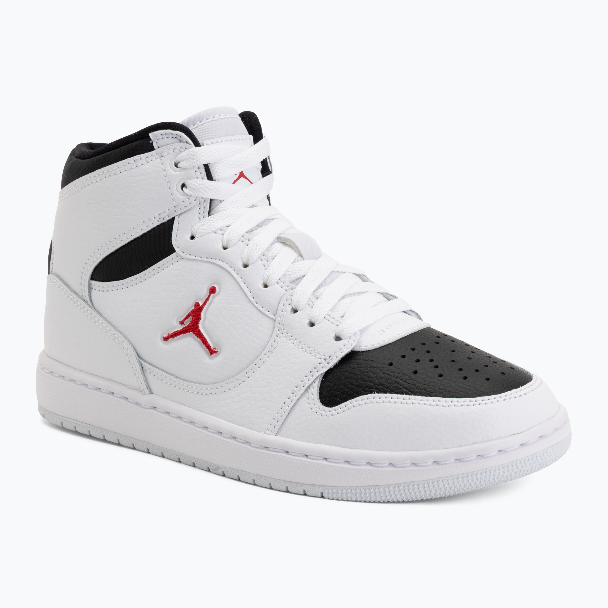 Buty męskie Jordan Court Connect Mid white/black/gym red 