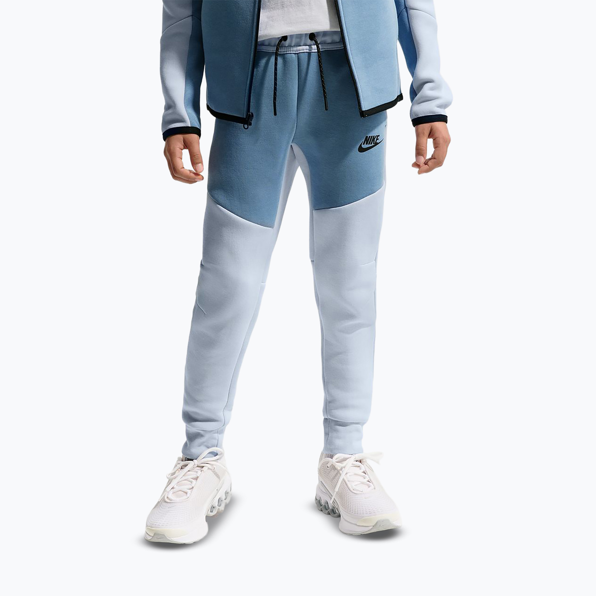 Детски панталони Nike Sportswear Tech Fleece hydrogen blue/work blue/black/black