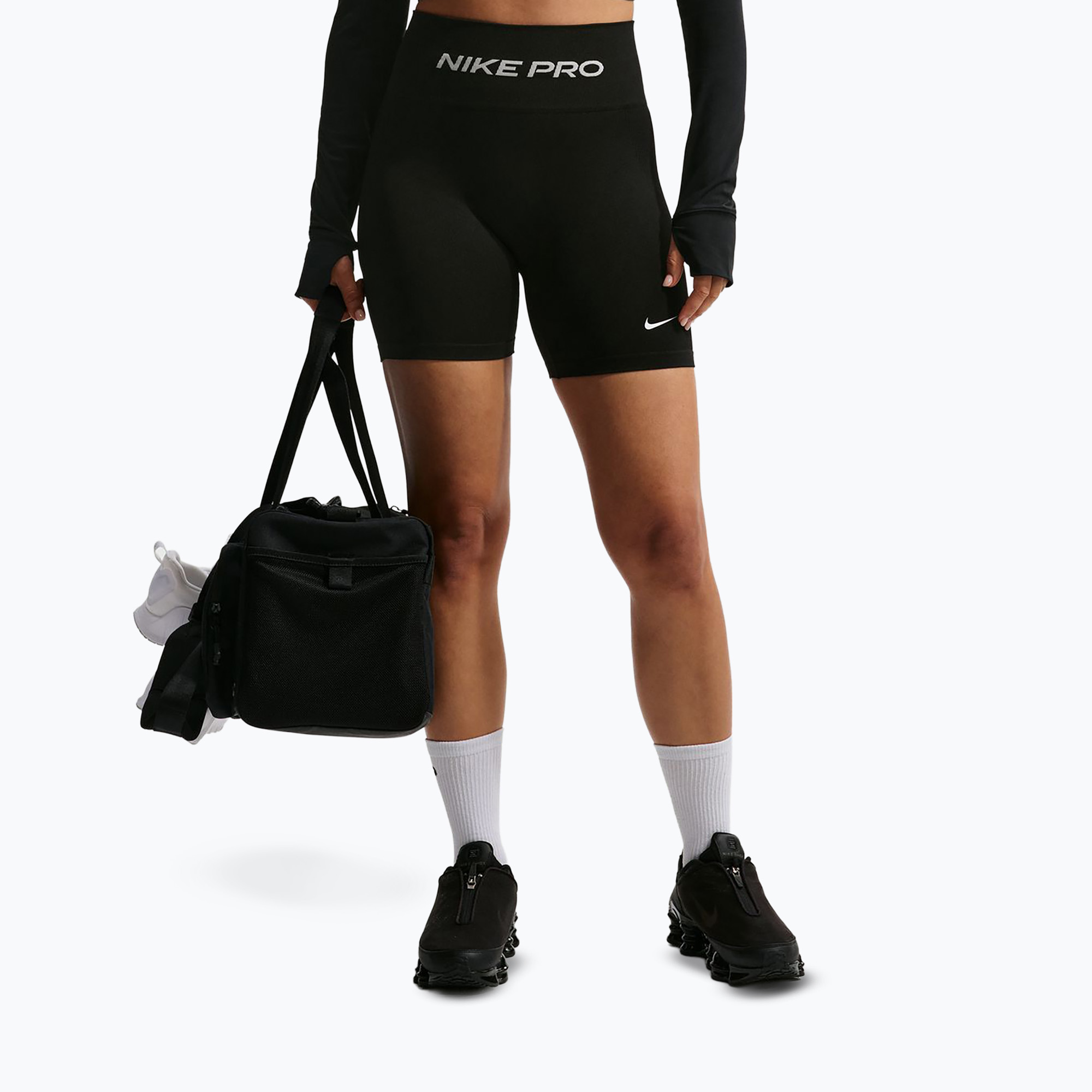 Spodenki treningowe damskie Nike Pro Seamless High Waisted Biker 5