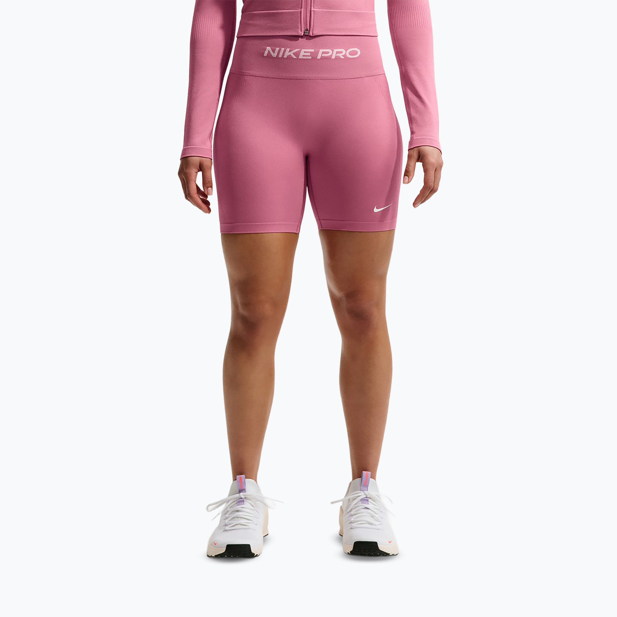 Дамски тренировъчни шорти Nike Pro Seamless High Waisted Biker 5