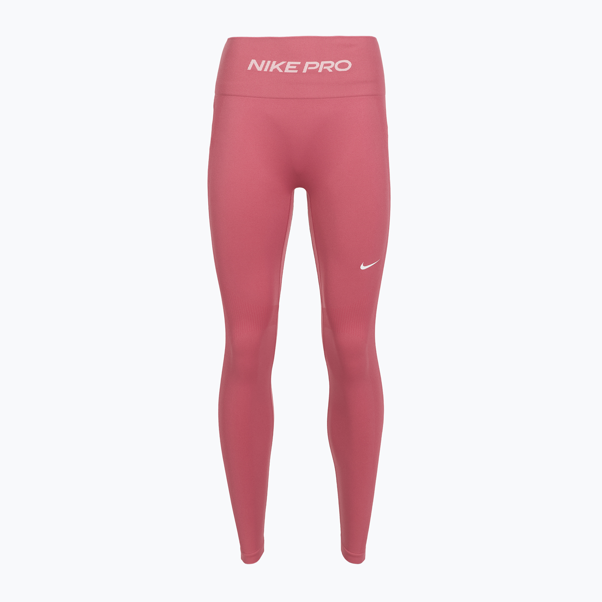Дамски тренировъчен клин Nike Pro Seamless High Waisted 7/8 peony/white