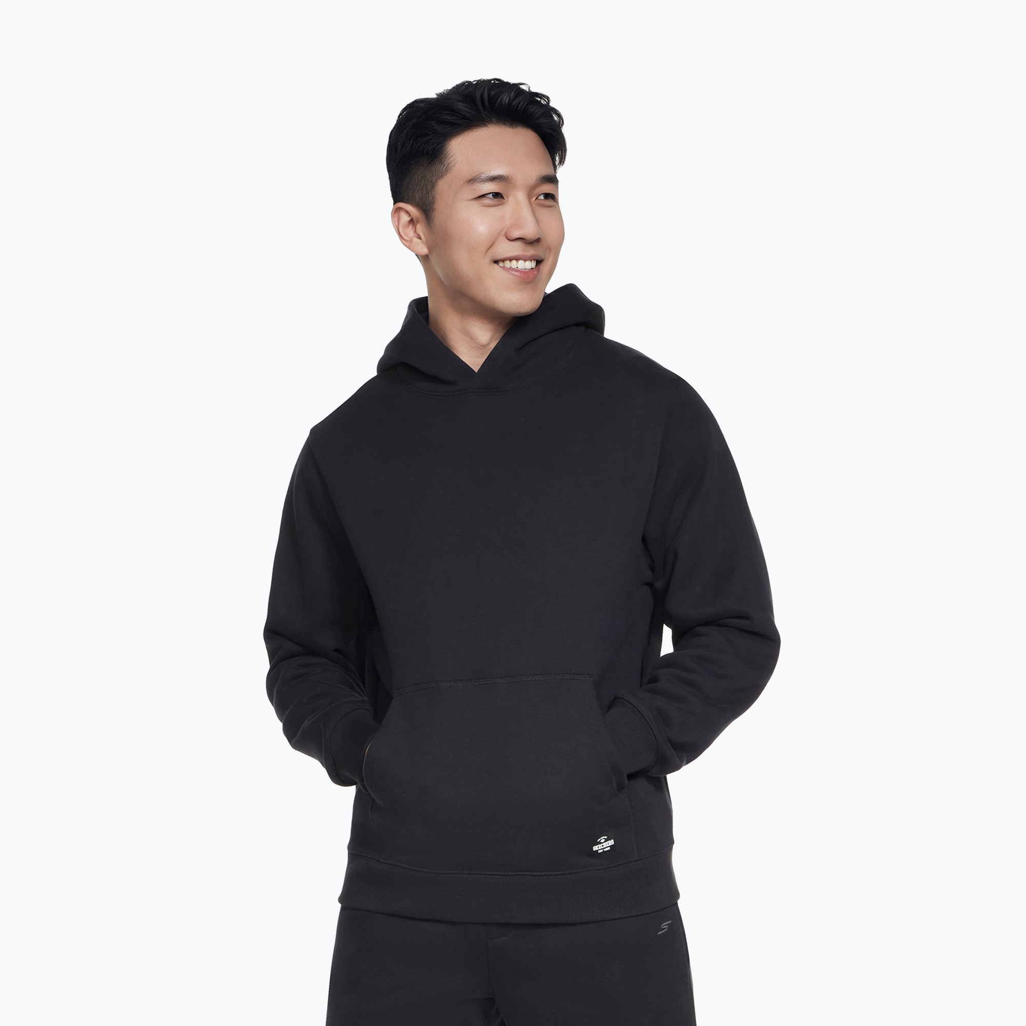Bluza męska SKECHERS Max Soft Hoodie black 